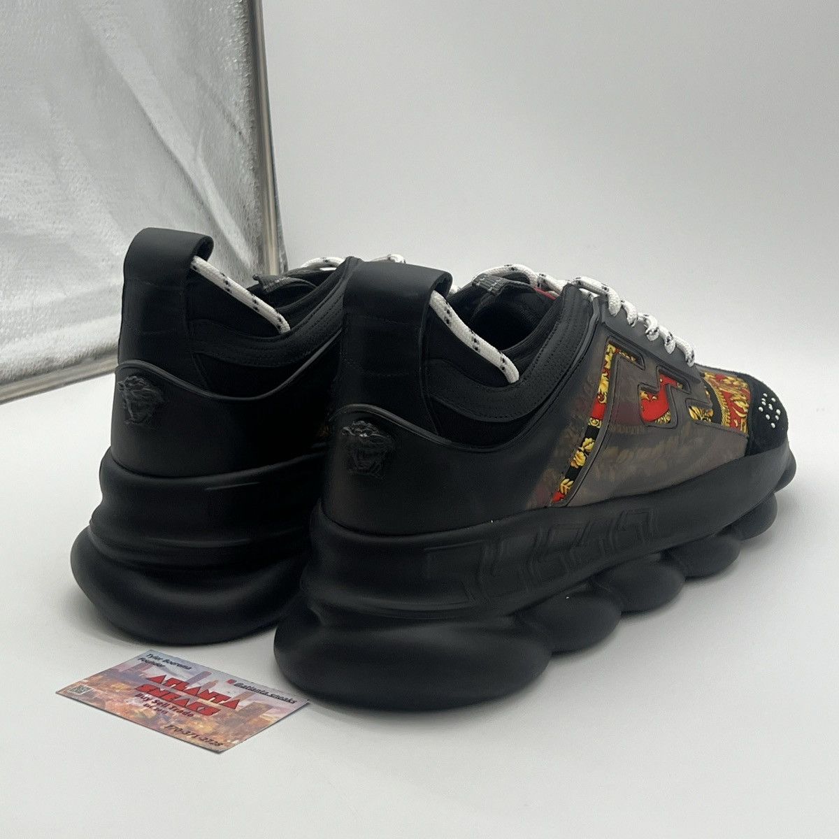 Versace Versace chain reaction black multi Size US 14 / EU 47 - 5 Thumbnail