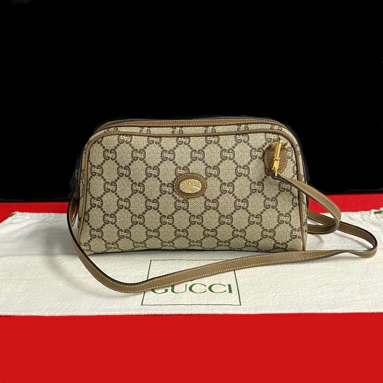 Gucci Gucci Old Gucci Plus Leather Shoulder Bag Leather Shoulder Bag in Brown, Women's