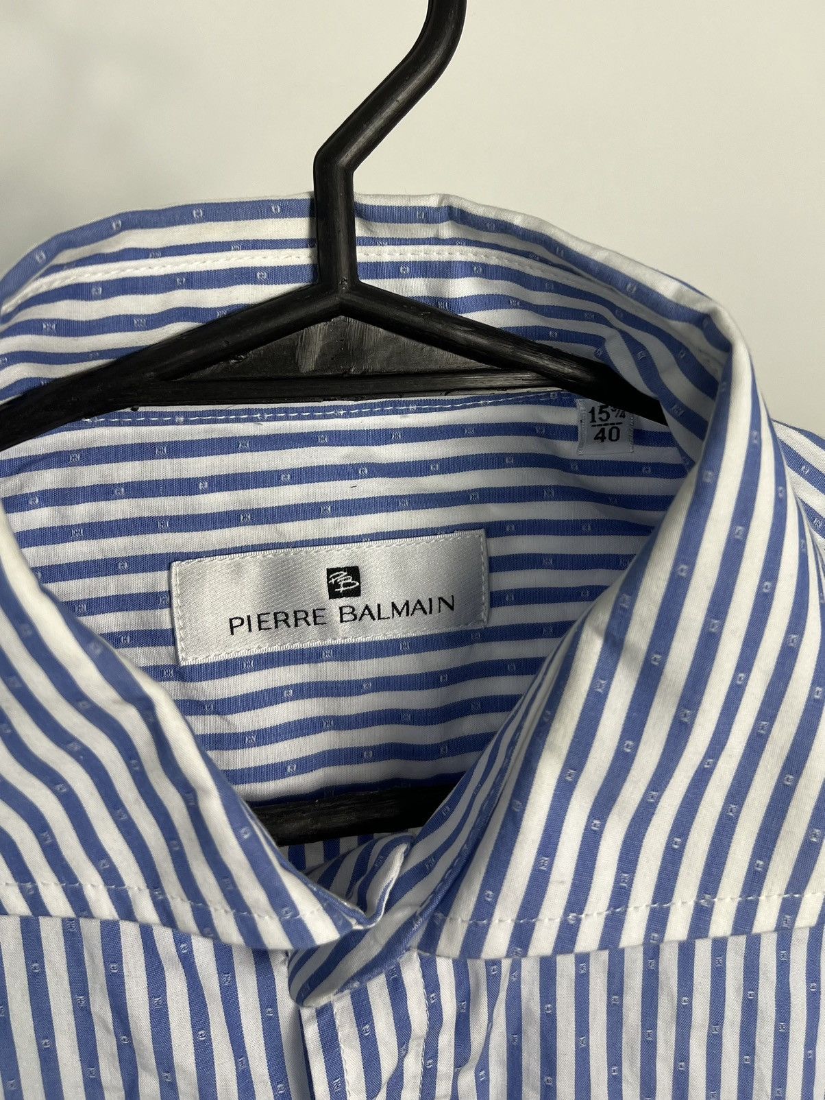 Balmain × Pierre Balmain × Vintage Shirt Pierre Balmain Vintage Size US M / EU 48-50 / 2 - 2 Thumbnail