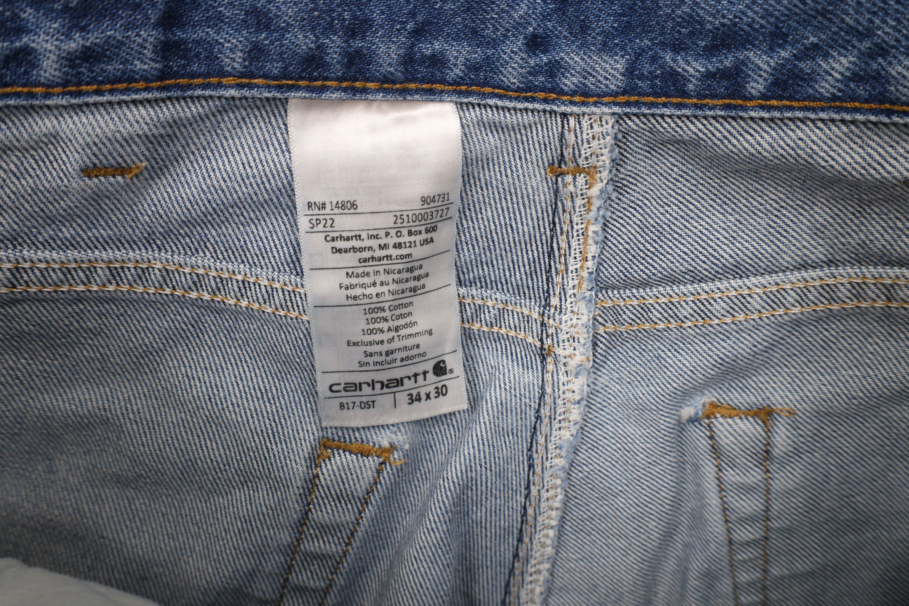 Carhartt × Vintage Vintage Carhartt Spell Relaxed Fit Straight Leg Denim Jeans Size US 34 / EU 50 - 8 Thumbnail