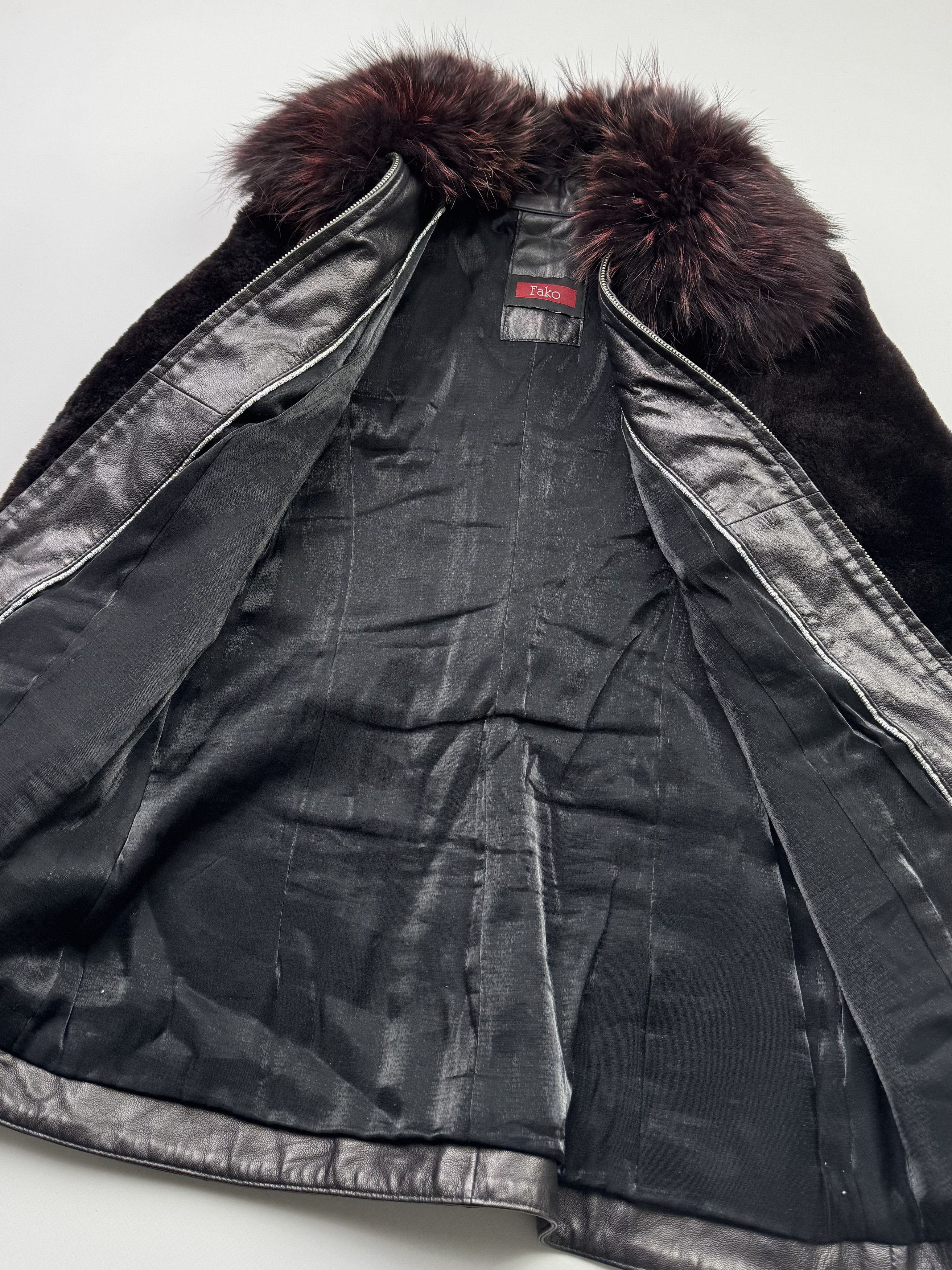 Vintage Vintage Real Sheepskin Jacket B384(V78)E2 Size XS / US 0-2 / IT 36-38 - 4 Thumbnail