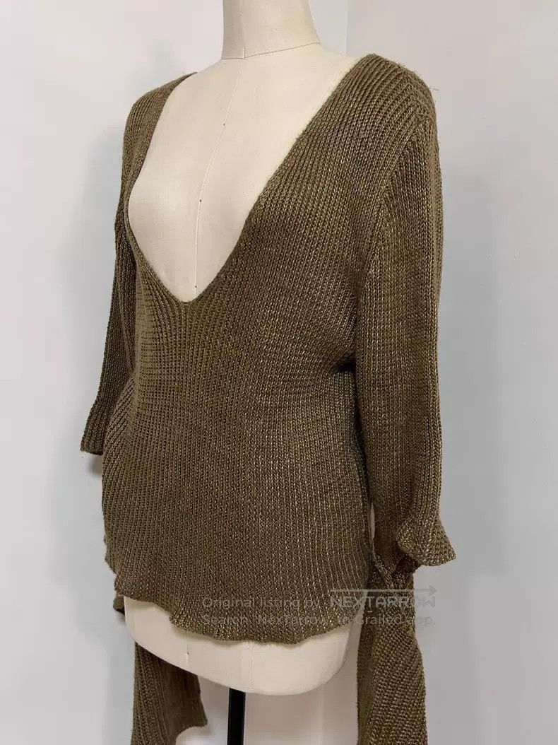 Ann Demeulemeester Ann Demeulemeester Men's showpiece knit top Size US M / EU 48-50 / 2 - 1 Thumbnail