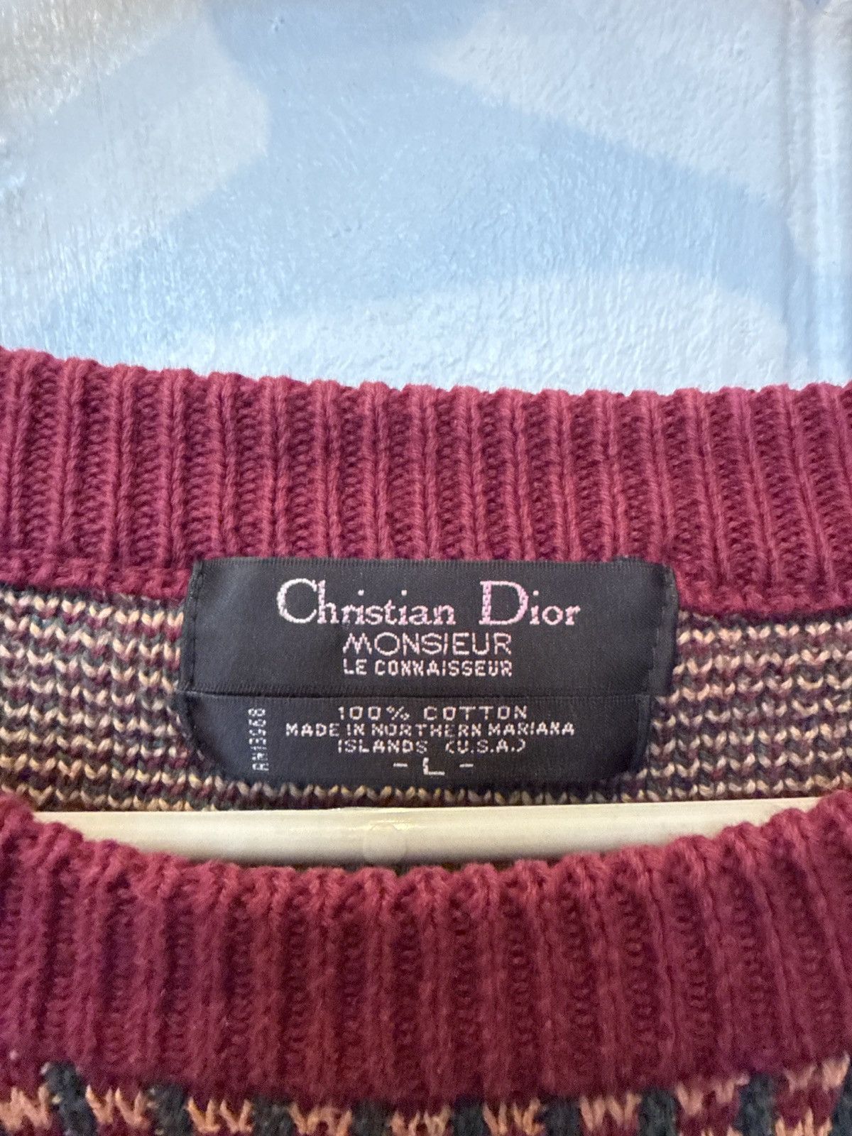Christian Dior Monsieur Christian Dior Monsieur Vintage Sweater Size US L / EU 52-54 / 3 - 3 Thumbnail