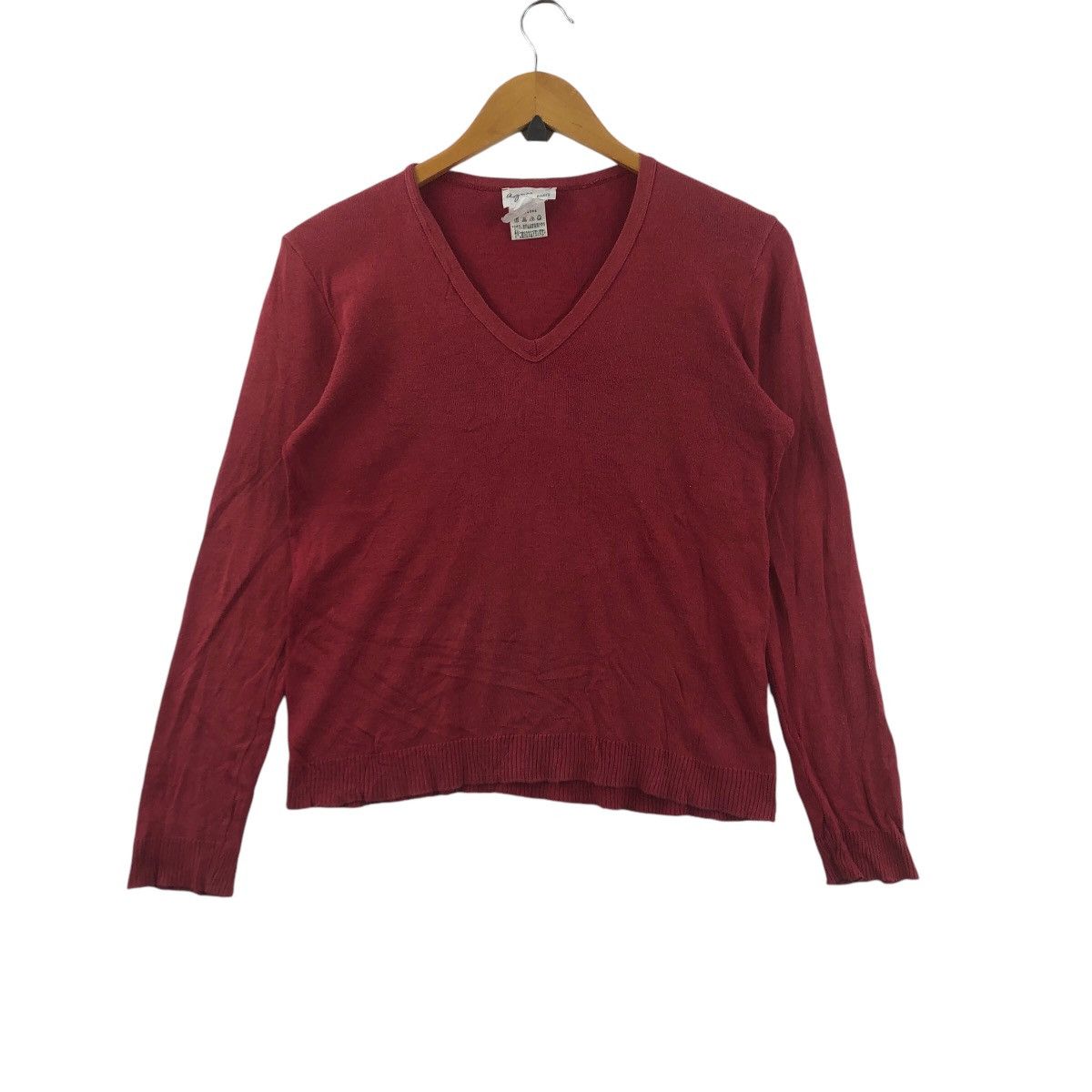 Vintage × agnes b. Vintage AGNES B Long Sleeve Red Colour Size 2 Woman Size L / US 10 / IT 46 - 1 Thumbnail