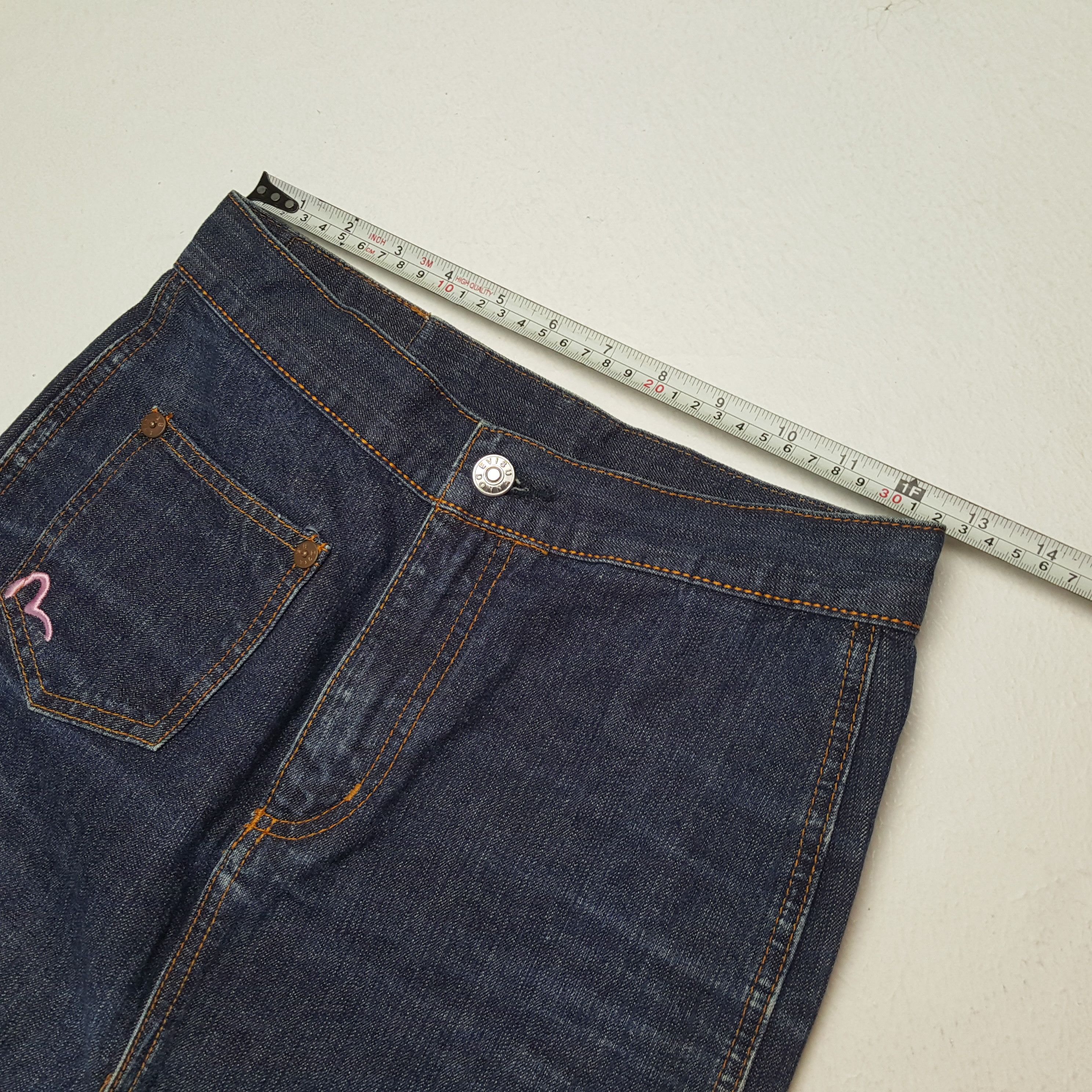 Evisu EVISU Japanese Brand Fashion Style Custom Daicock Skirt Size 25" / US 0 / IT 36 - 5 Thumbnail
