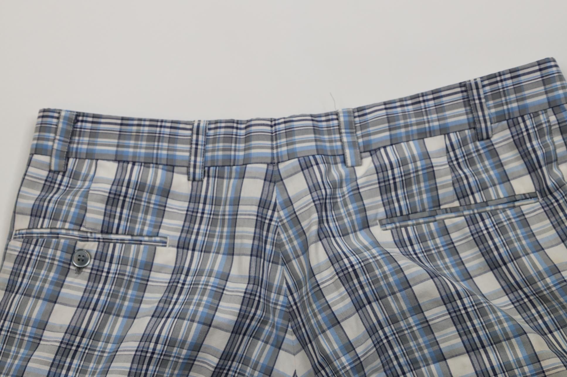 Vintage Vintage 70s Streetwear Above Knee Madras Plaid Chino Shorts Size US 36 / EU 52 - 13 Thumbnail
