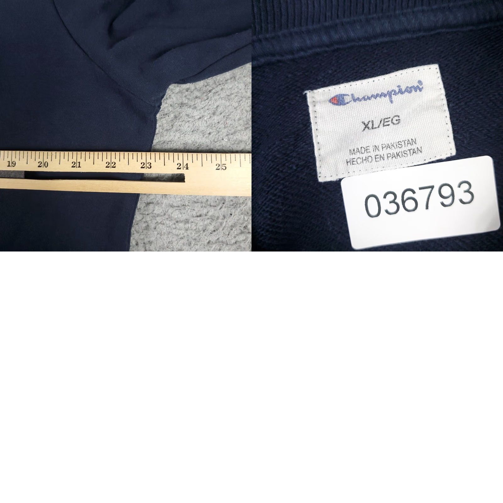 Champion Champion Mens Blue XL Extra Large Casual Pullover Sweatshirt Size US XL / EU 56 / 4 - 8 Thumbnail