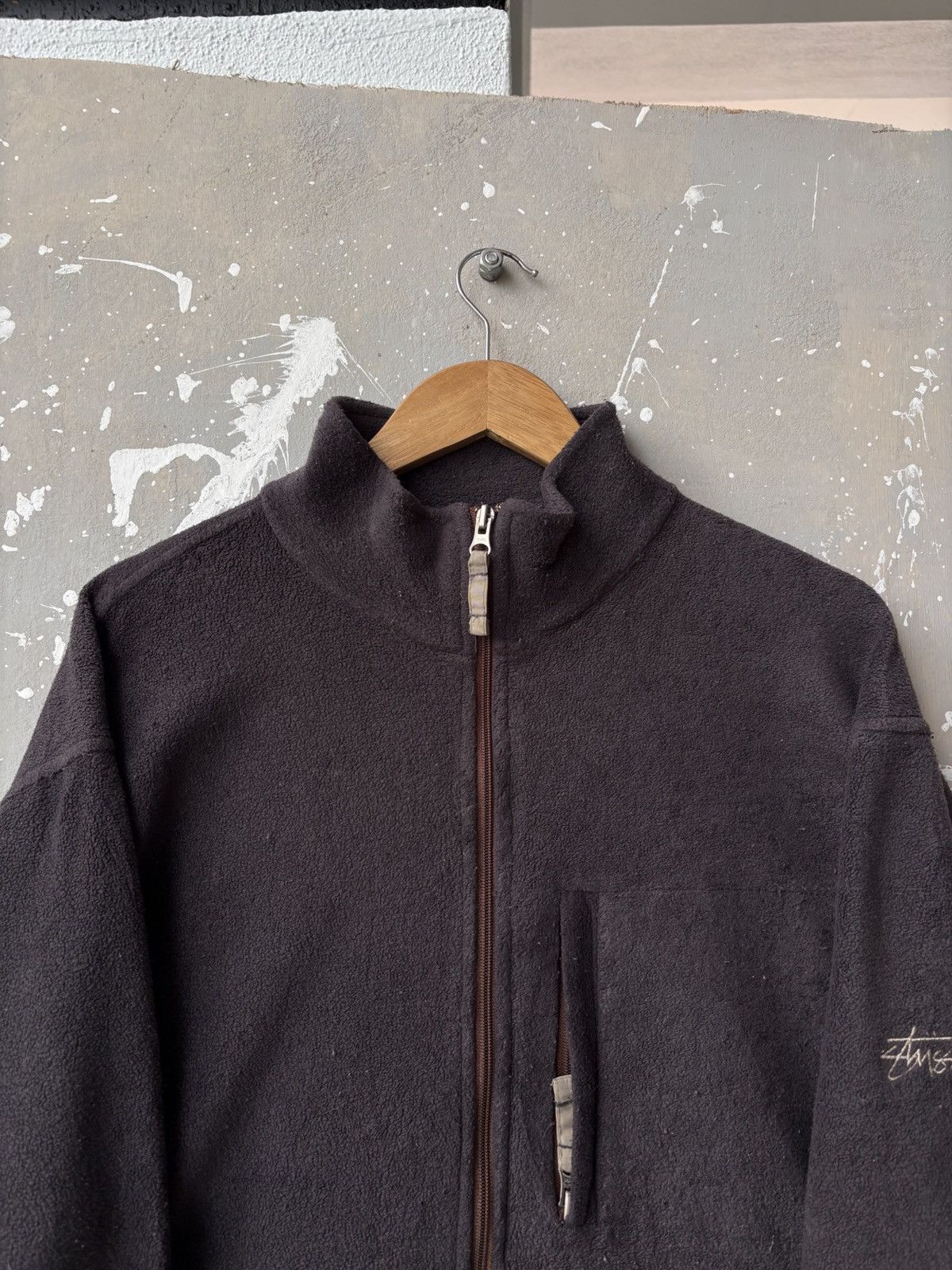Stussy Vintage Stussy Fleece Jacket‼️Retro Stussy Outerwea Essential Size US L / EU 52-54 / 3 - 3 Thumbnail