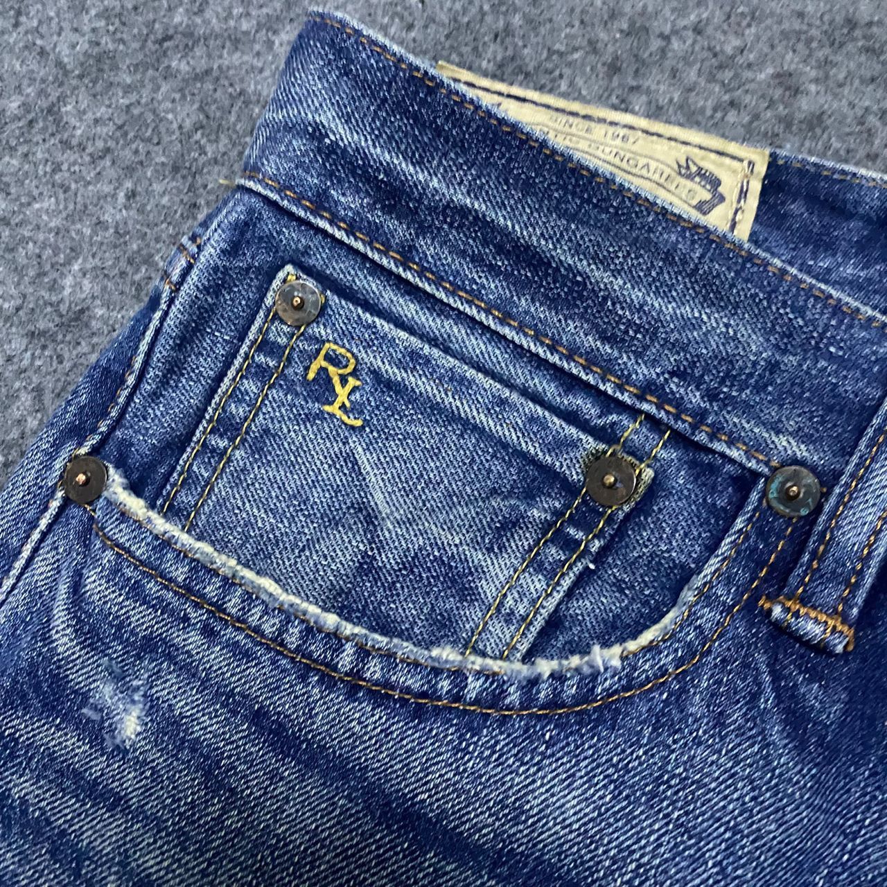 Japanese Brand 💥Best Offer💥Vintage Ralph Lauren Sulivan Slim Denim Size US 33 - 10 Thumbnail