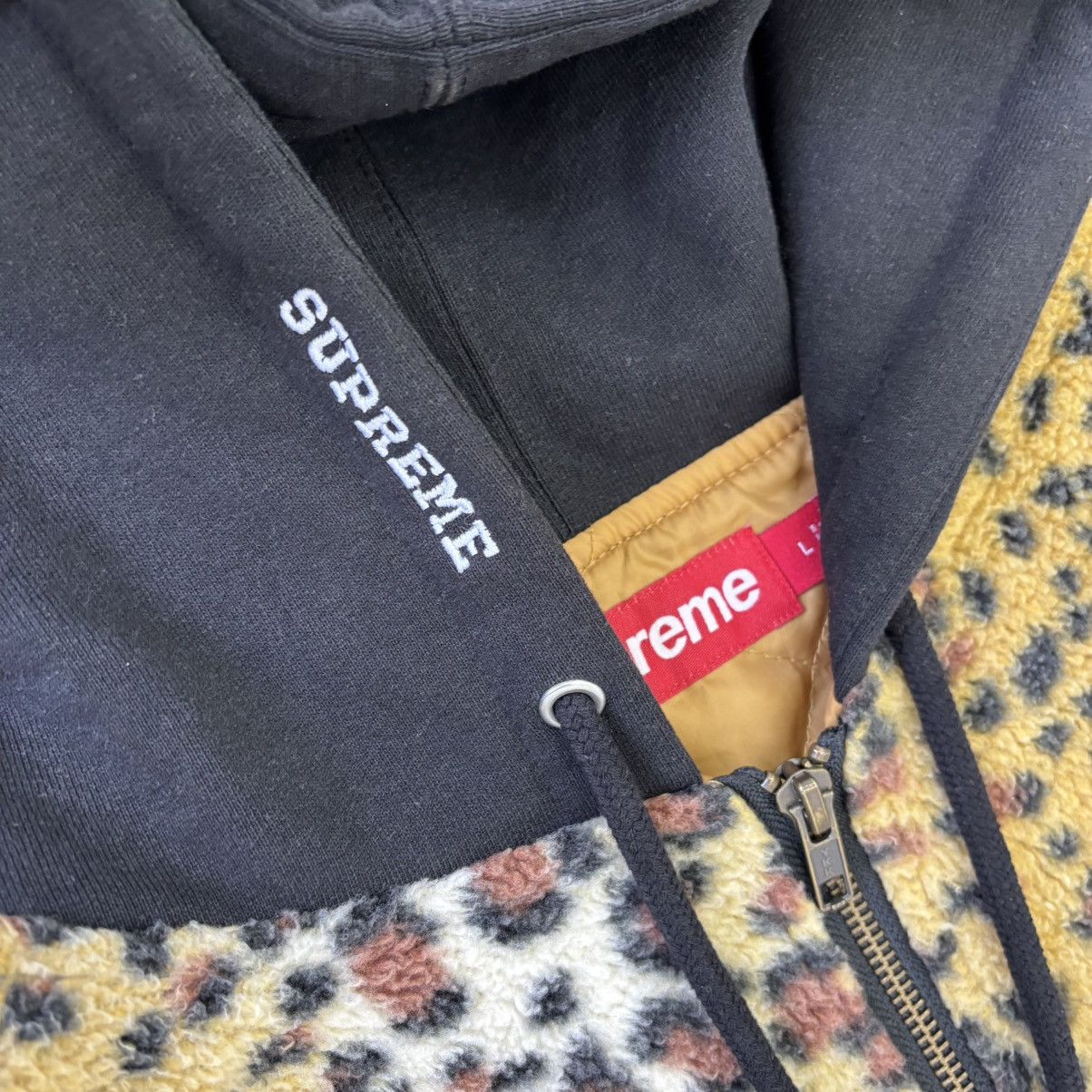 Supreme Fleece Zip Up Hooded Jacket Size US L / EU 52-54 / 3 - 3 Thumbnail