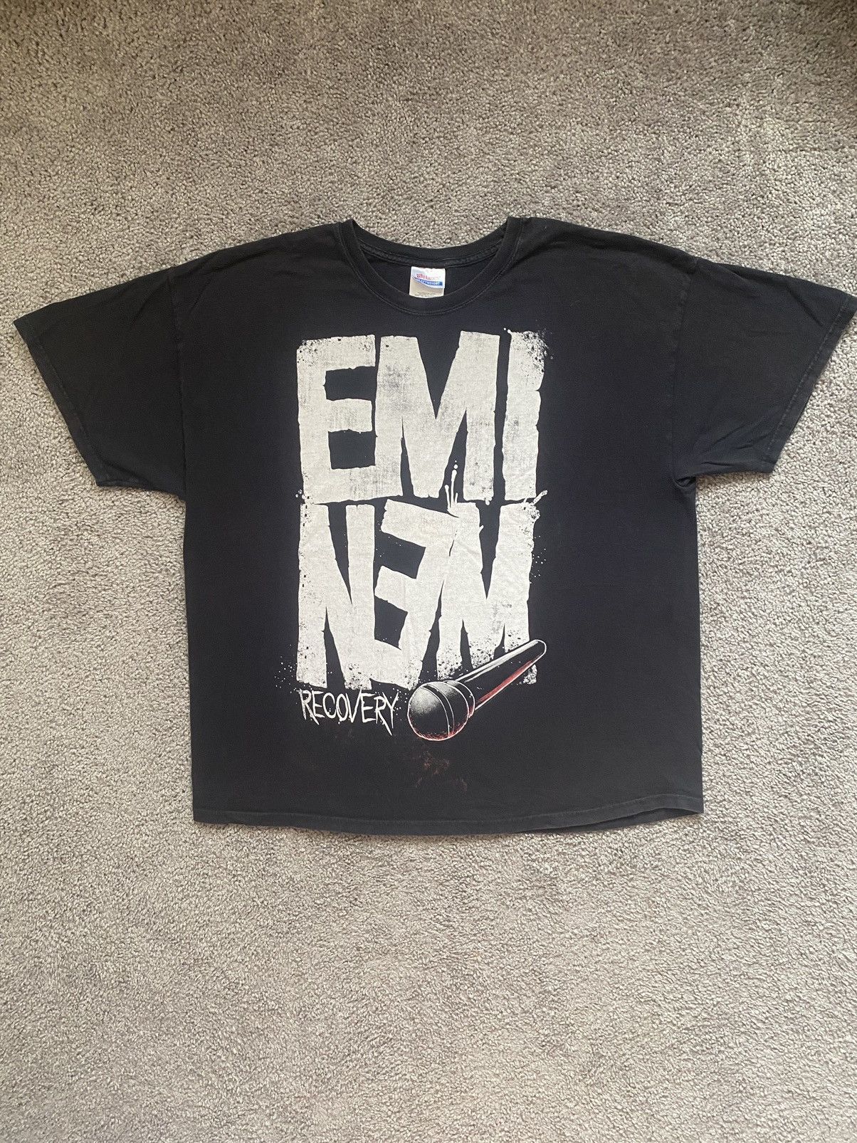 Rap Tees × Vintage Vintage Eminem Rap Tee Shirt Size US XL / EU 56 / 4 - 1 Thumbnail