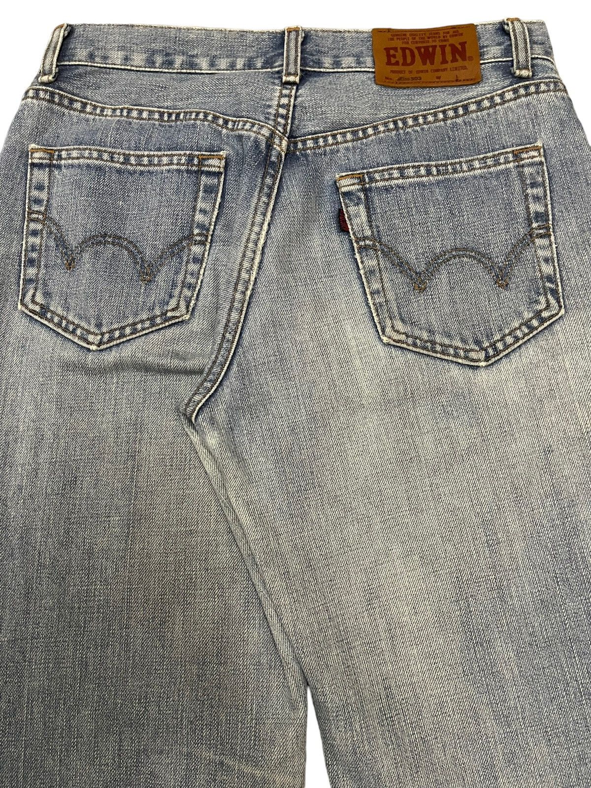 Edwin Vintage Edwin 503 Blue Wash Style Wide Leg Jeans Size US 29 - 6 Thumbnail