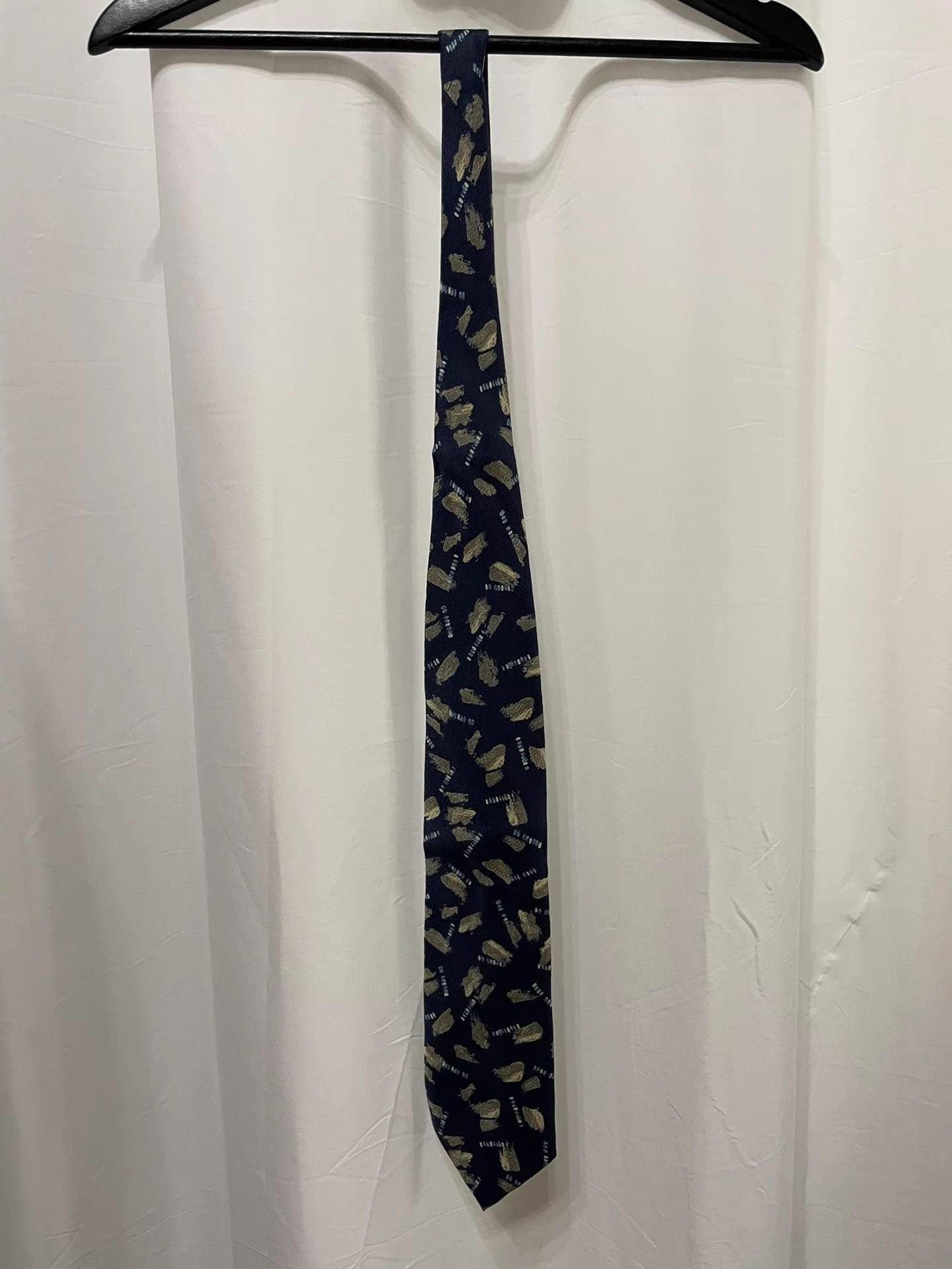 Issey Miyake Issey Miyake Vintage Blue Fun Pattern Tie Size ONE SIZE - 1 Thumbnail