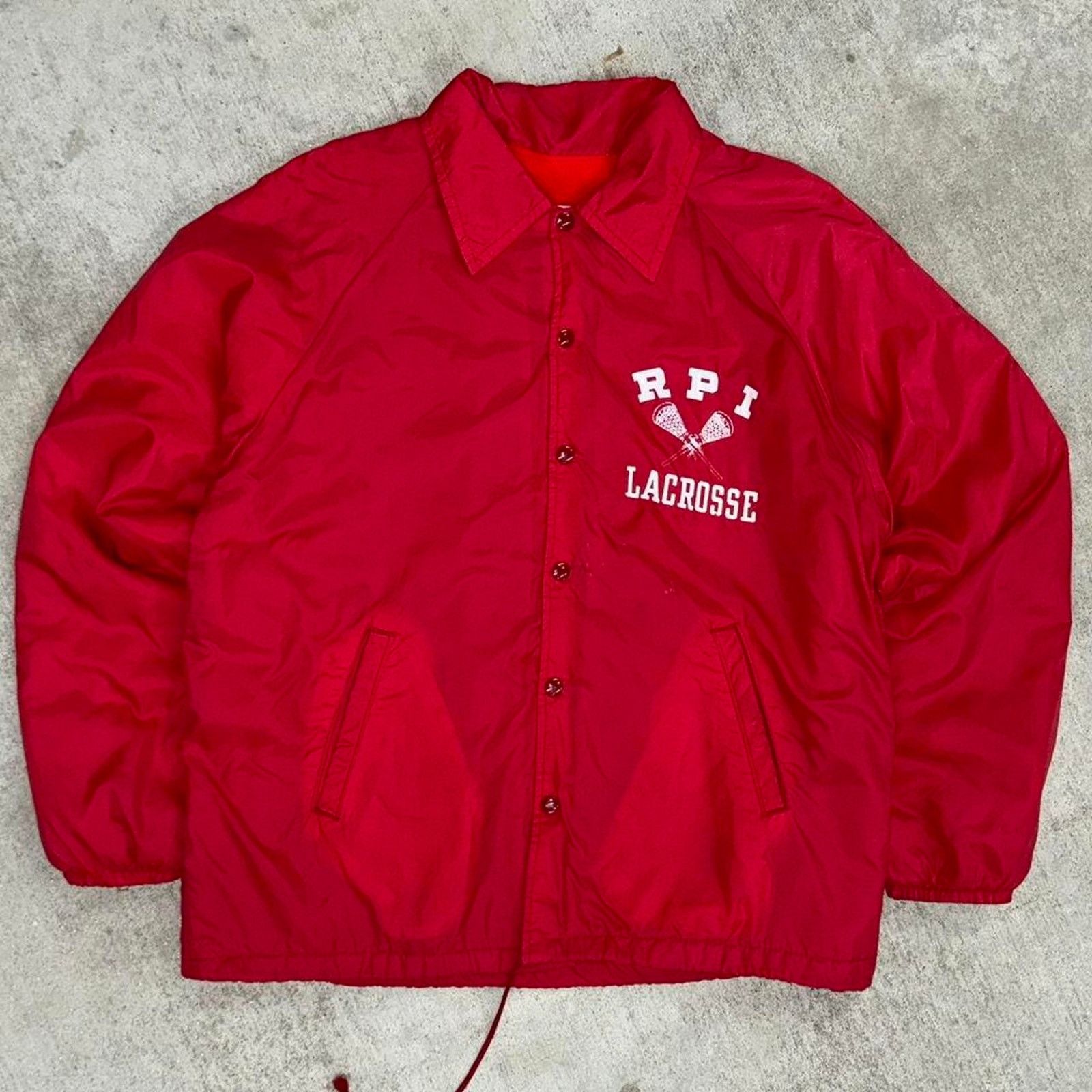 Champion Rare vintage 90s RPI lacrosse champion coach jacket Size US L / EU 52-54 / 3 - 2 Thumbnail
