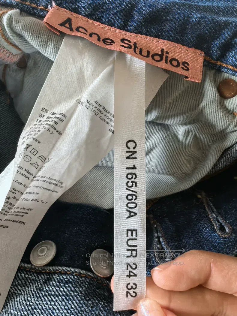Acne Studios Acne Studios Loose Mid-Rise Wide-Leg Jeans Size US 32 / EU 48 - 4 Thumbnail