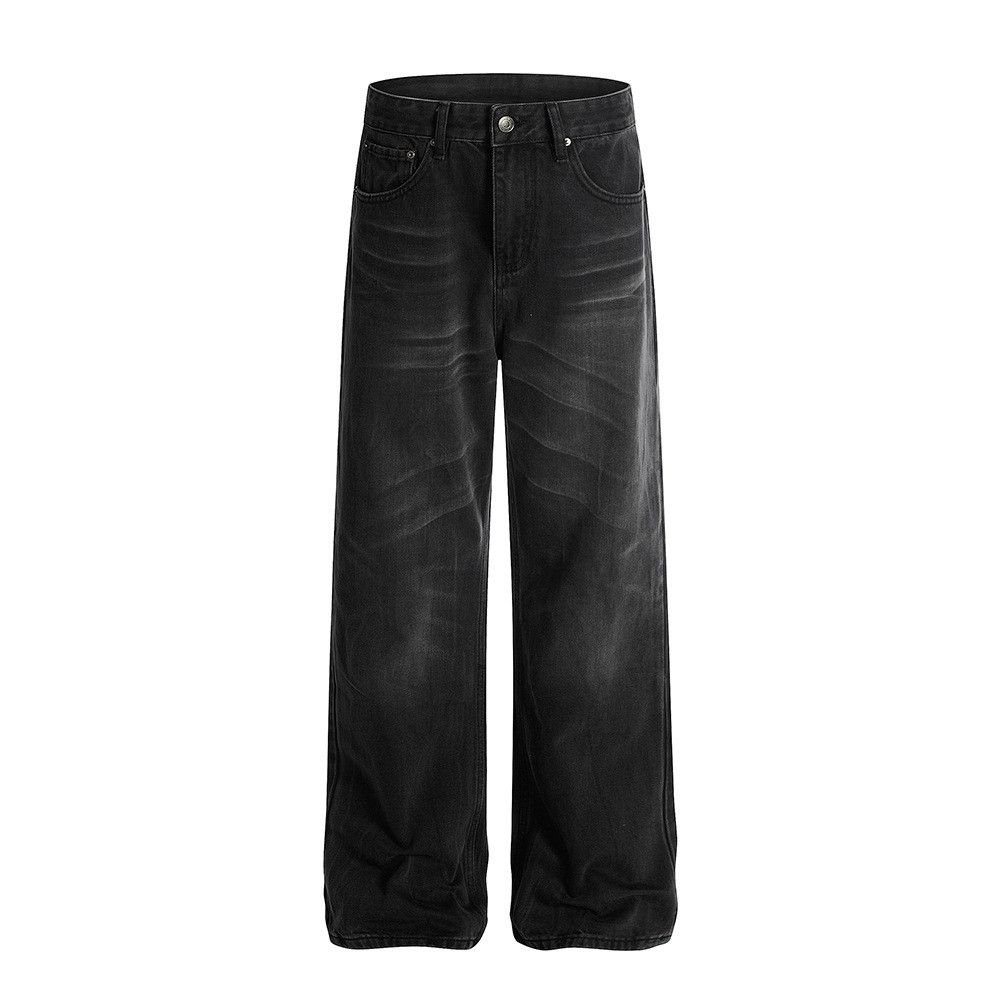 Jean Men's punk vintage washed distressed jeans Size US 32 / EU 48 - 1 Thumbnail