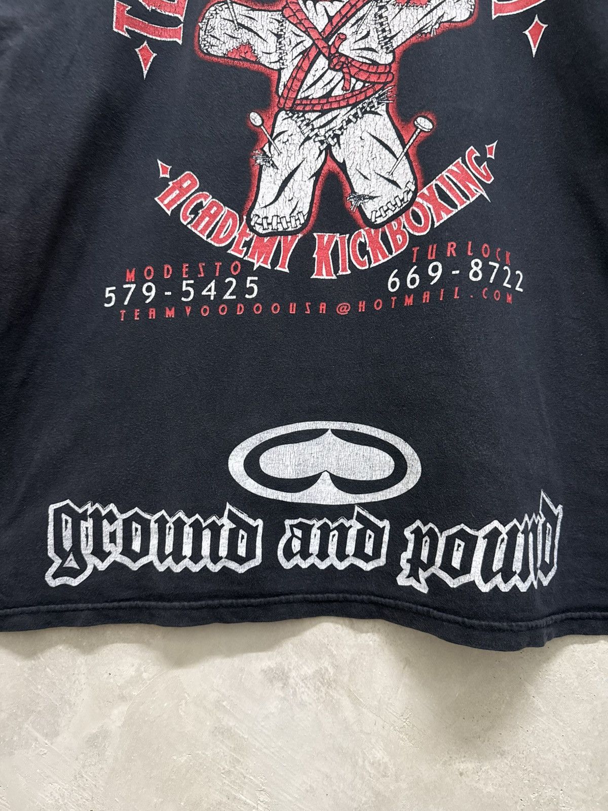 Vintage 2000s Voodoo Doll “ground and pound” SRH Skateboard Tee Size US XL / EU 56 / 4 - 5 Thumbnail