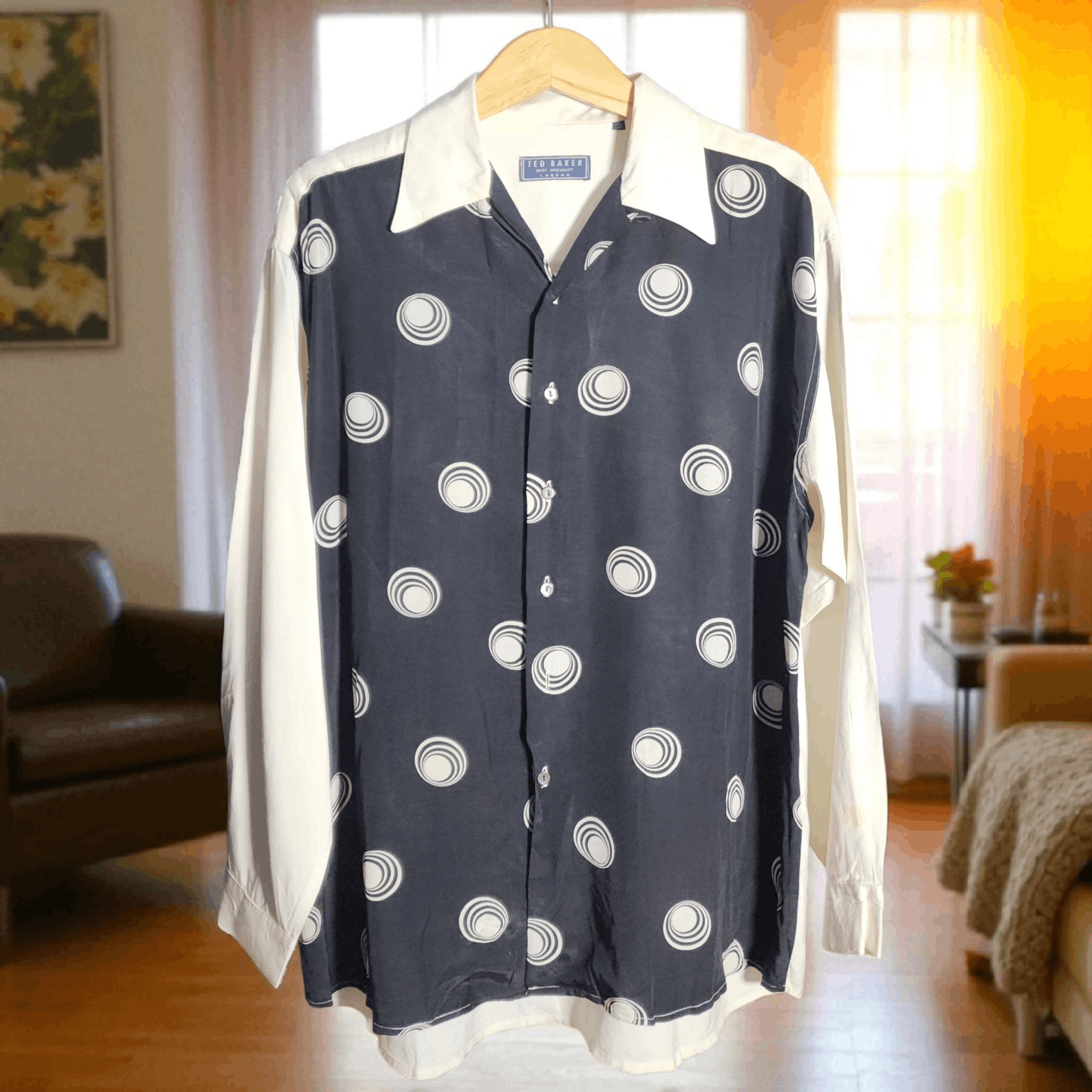 Ted Baker Rare Vintage 90s Ted Baker shirts Made in England Size US L / EU 52-54 / 3 - 1 Thumbnail