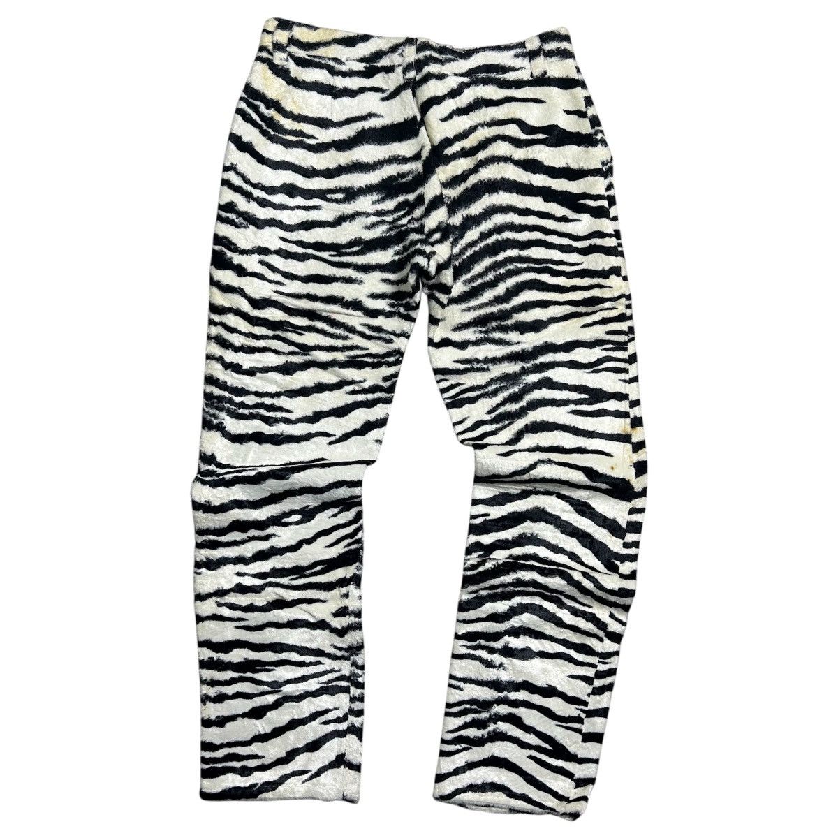 Hysteric Glamour Vintage Pants y2k Hysteric Glamour Stripe BlackWhite Velvet Size US 28 / EU 44 - 18 Thumbnail