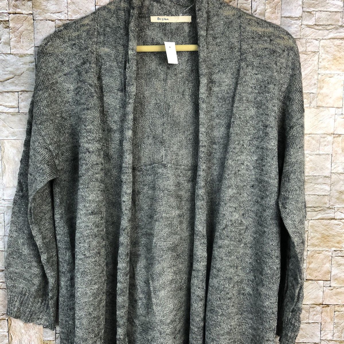 Japanese Brand Ohywa Grey Cardigan Knitwear #A787 Size M / US 6-8 / IT 42-44 - 5 Thumbnail