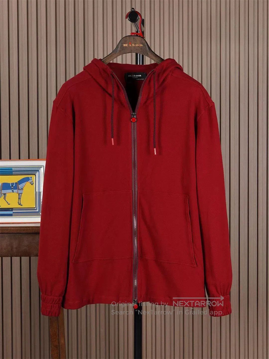 Kiton Kiton Lightweight Hooded Jacket. Size US L / EU 52-54 / 3 - 1 Thumbnail