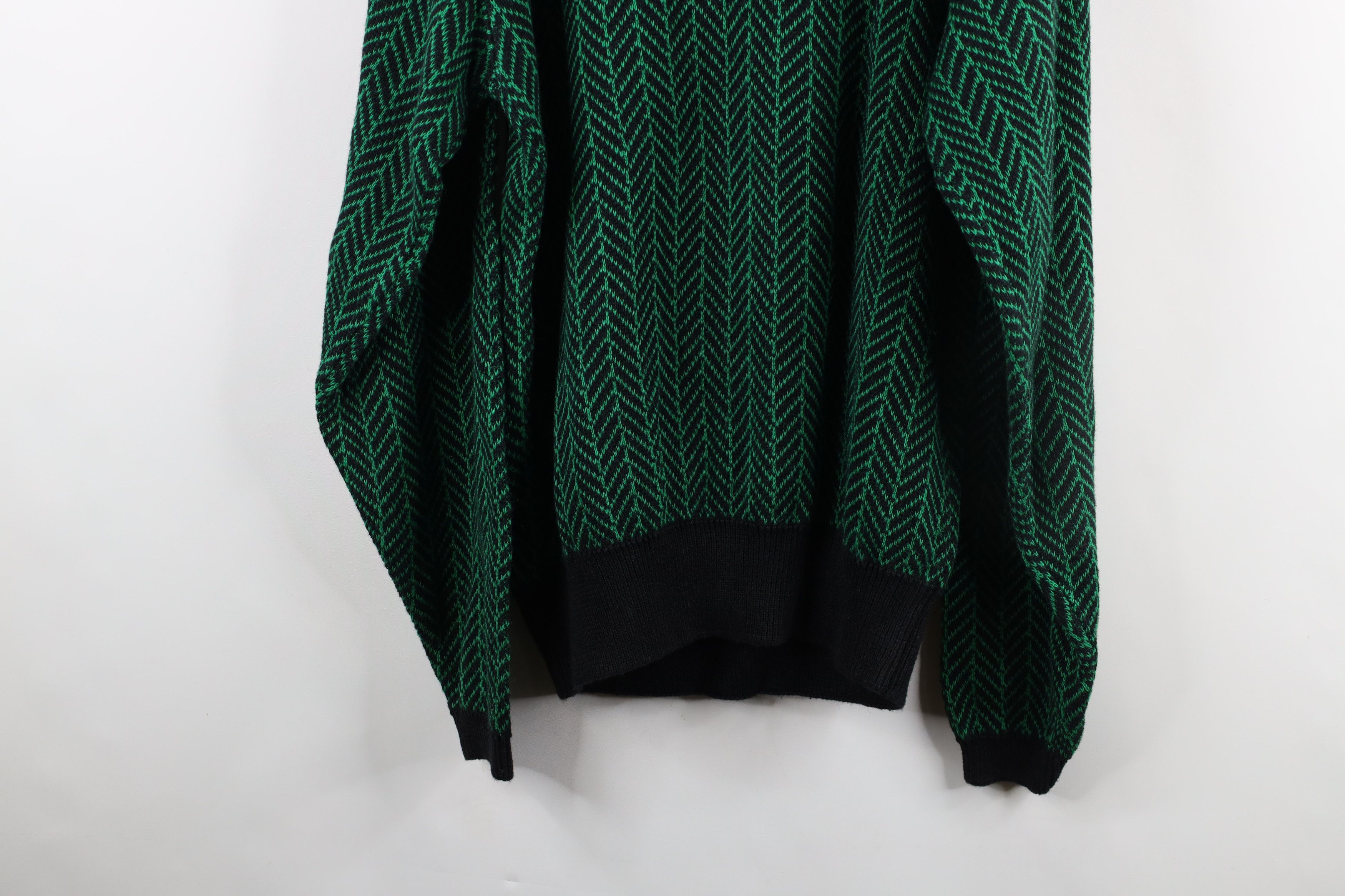 Vintage Deadstock Vintage 90s Streetwear Herringbone Knit Sweater Size US M / EU 48-50 / 2 - 11 Thumbnail