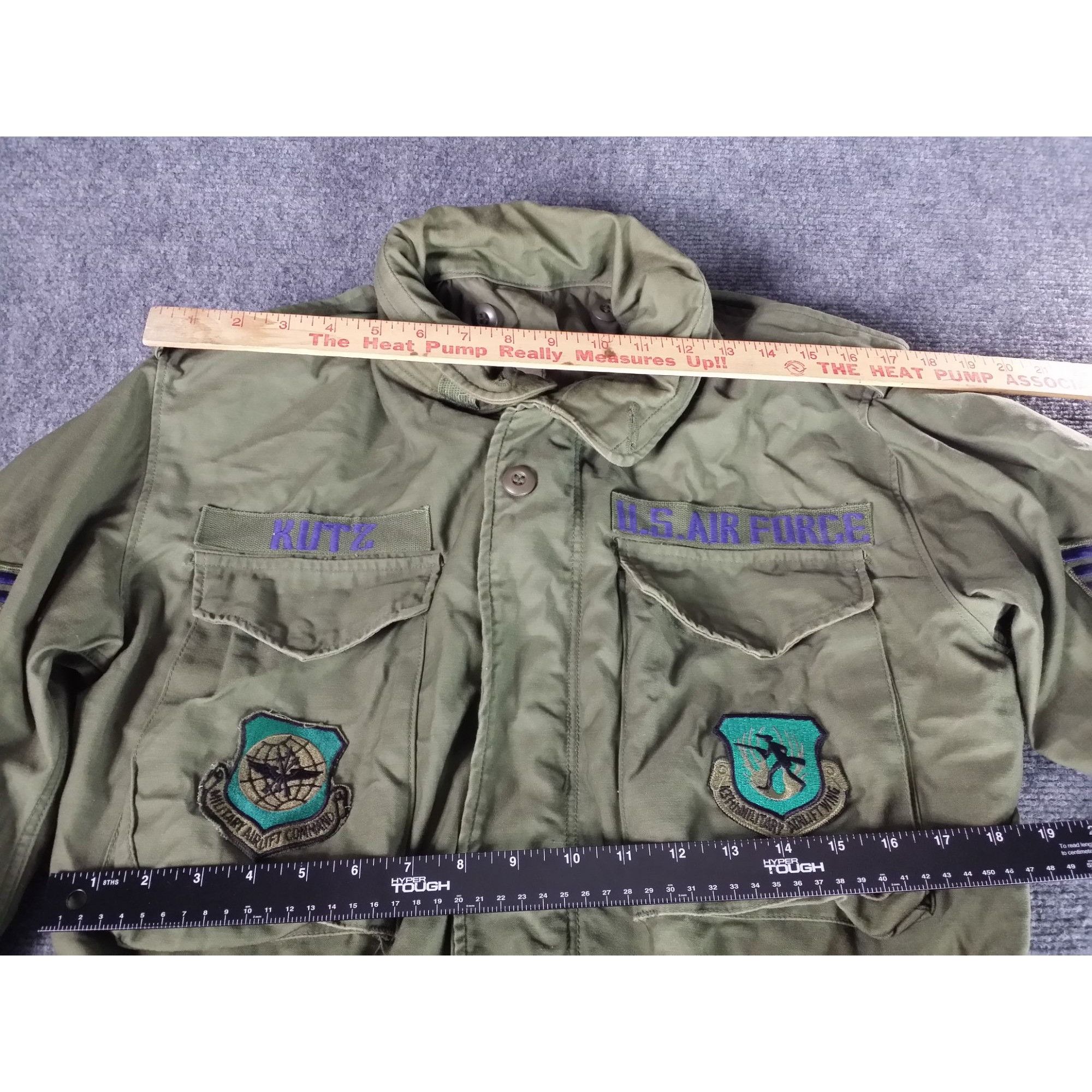 Other Vintage U.S. Air Force FIELD JACKET With Patches Alpha Indus Size US S / EU 44-46 / 1 - 6 Thumbnail
