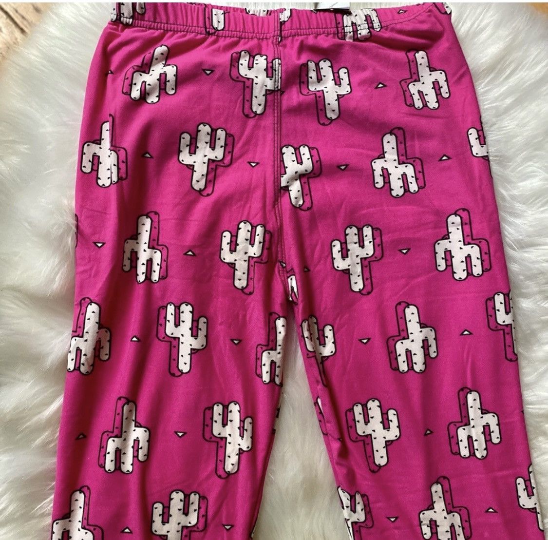 Other AGNES & DORA HOT PINK CACTUS LEGGINGS SIZE S/M Size 26" / US 2 / IT 38 - 6 Thumbnail