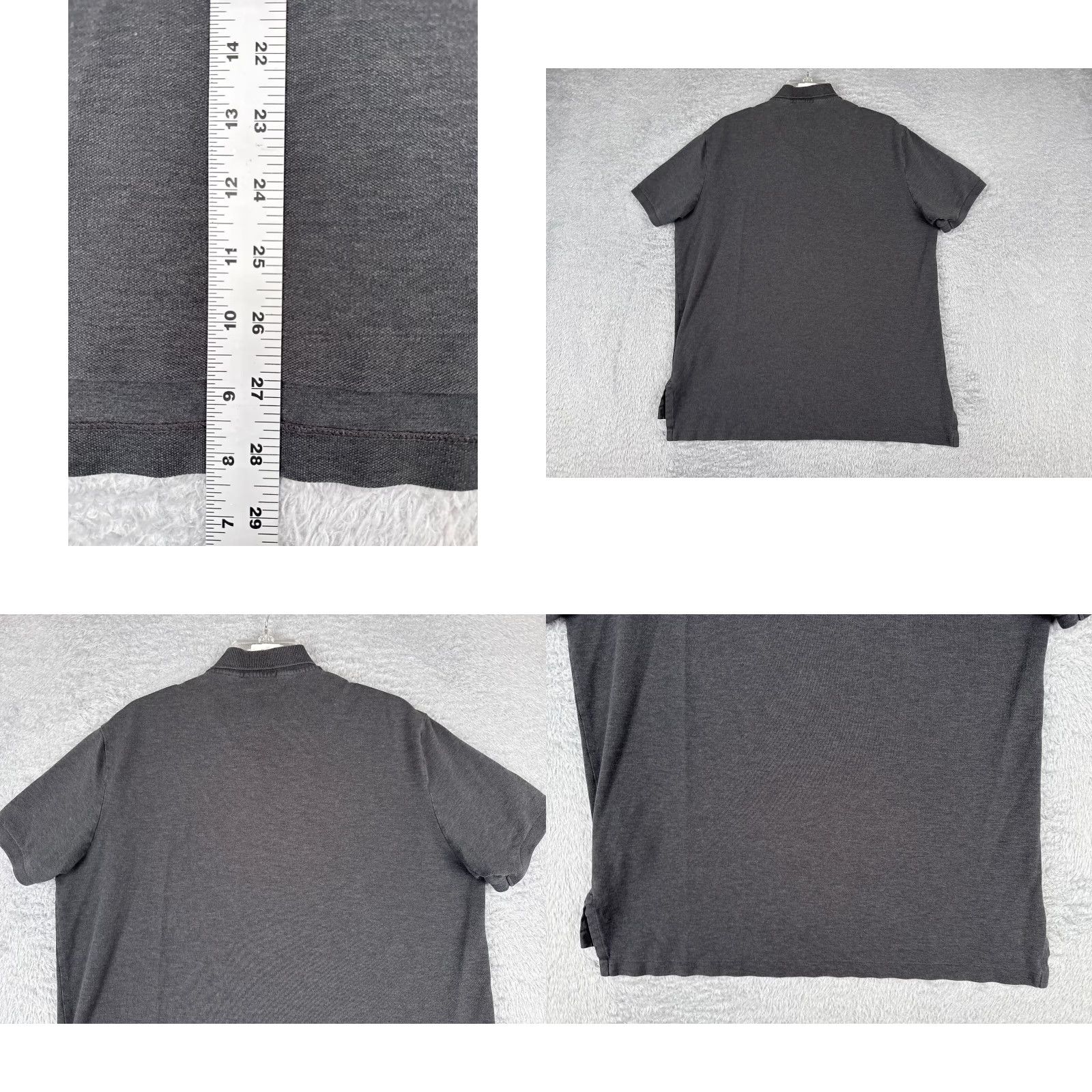 Ralph Lauren VINTAGE Ralph Lauren Polo Shirt Mens XL Gray Cotton Blend Knit Stretch Golf Casual Sports Modern American Size US XL / EU 56 / 4 - 9 Thumbnail
