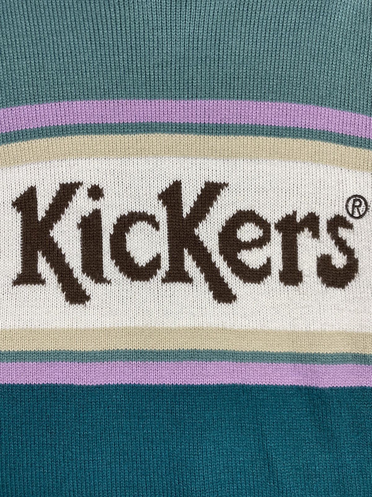 Kickers Vintage 90s Kickers rare streetwear style knitted sweater Size US XS / EU 42 / 0 - 7 Thumbnail