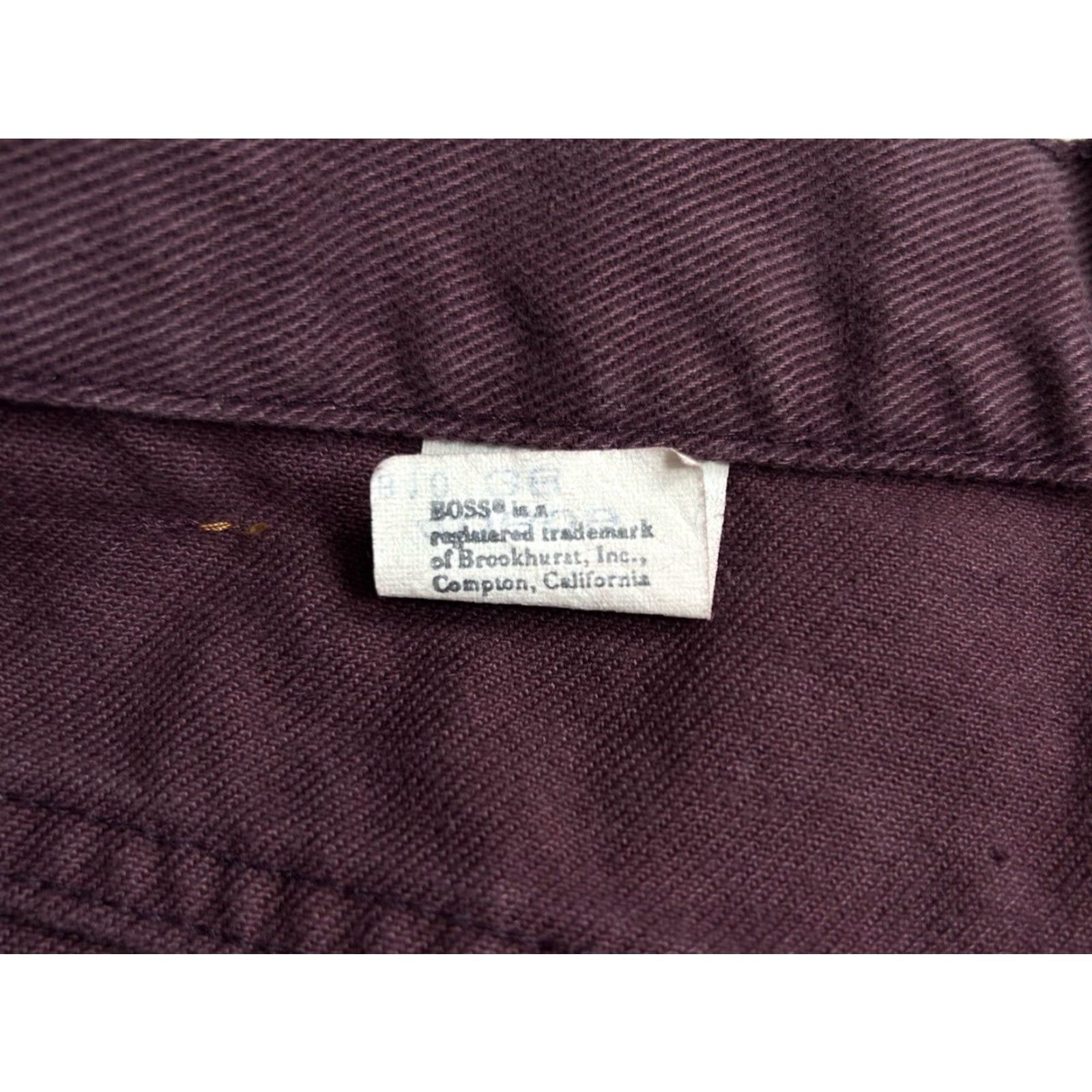 Vintage VINTAGE BOSS by IG design relaxed basic jean shorts Mens 38 Purple 90s USA NOS NWT, 12” rise, 11” inseam Size US 38 / EU 54 - 7 Thumbnail