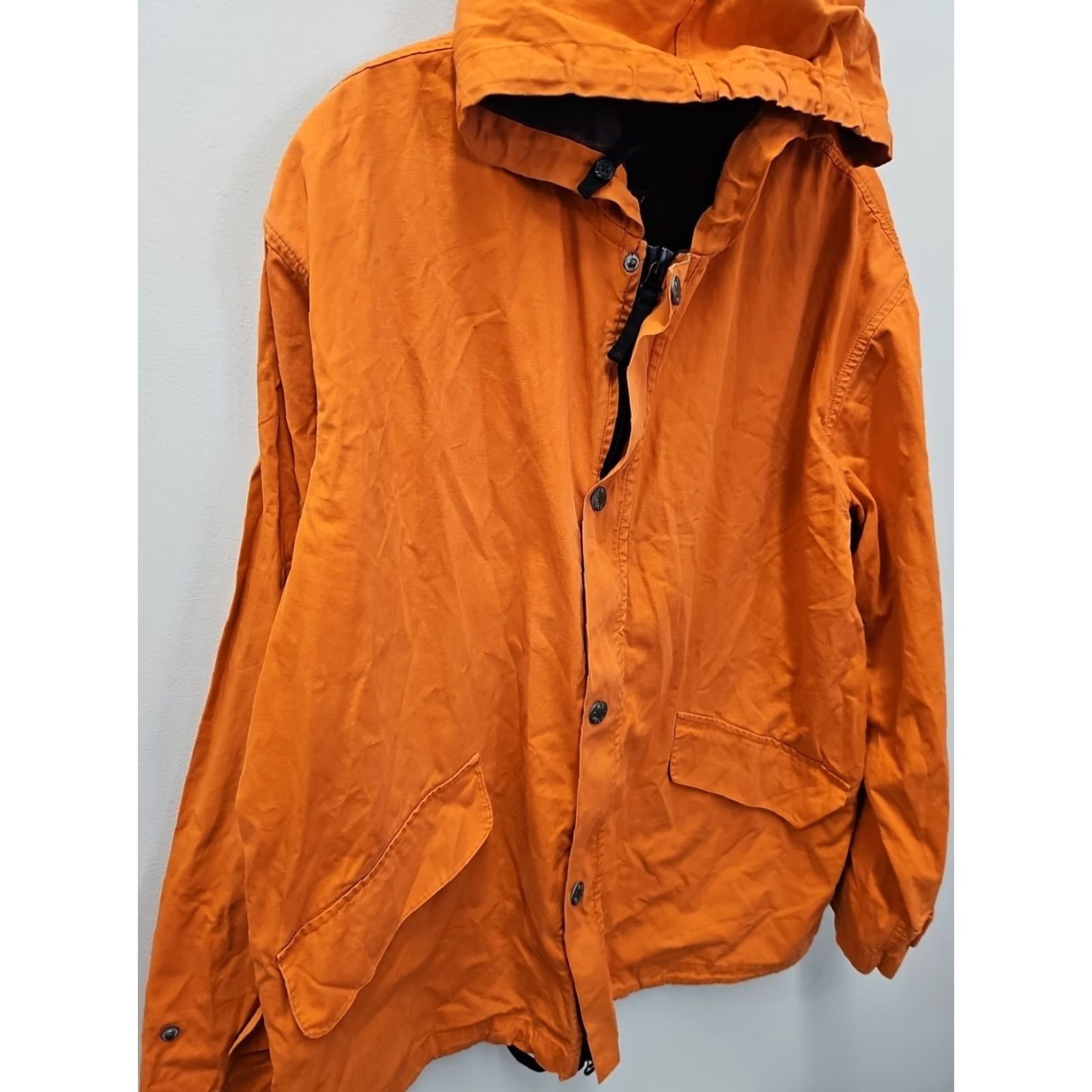 Polo Ralph Lauren Vtg Polo Ralph Lauren Parka Jacket Men's Sz L Orange Hooded Full Zip Solid Vintage Style Casual Winter Outdoor Classic 90s Mens Size US L / EU 52-54 / 3 - 3 Thumbnail