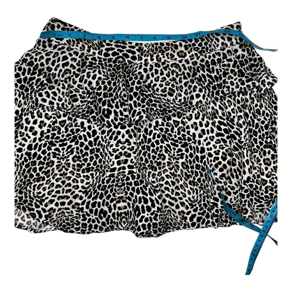 Zara Zara l Leopard Print Mini Skort Size Small Size 28" / US 6 / IT 42 - 5 Thumbnail