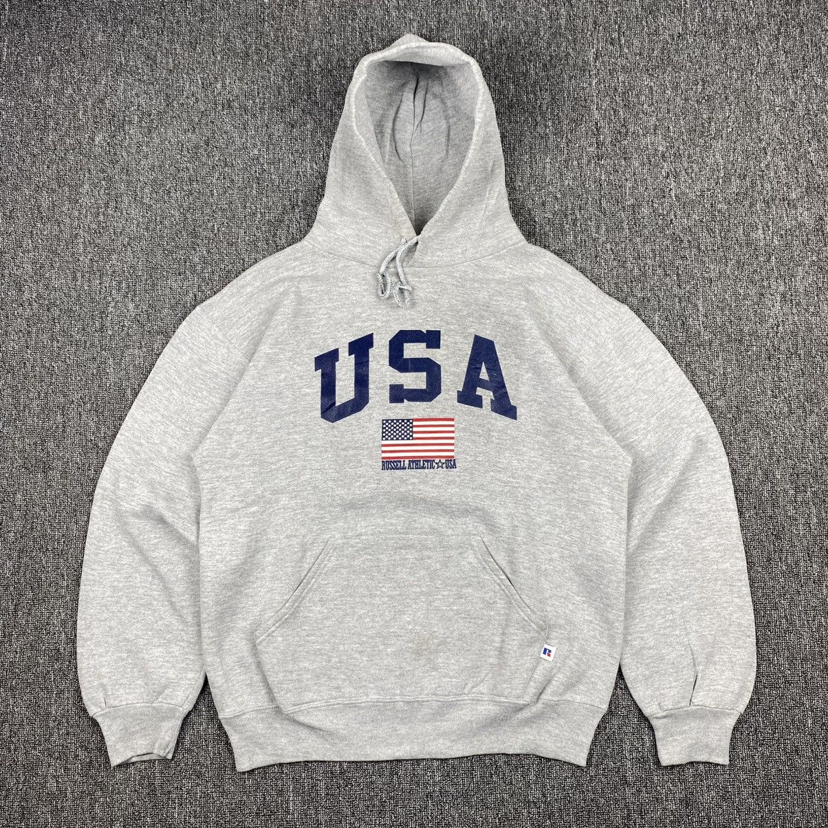 Russell Athletic Vintage 90s rare USA russel athletic hoodie Size US M / EU 48-50 / 2 - 1 Thumbnail
