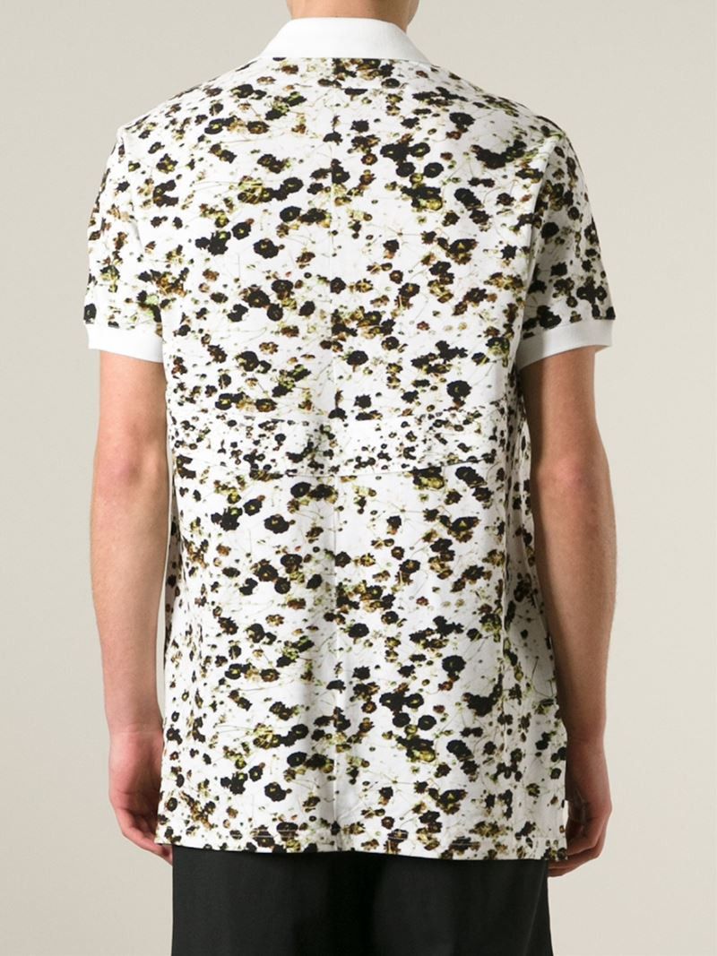 Givenchy White Runway Banded Baby's Breath Oversized Polo Size US XXS / EU 40 - 3 Thumbnail