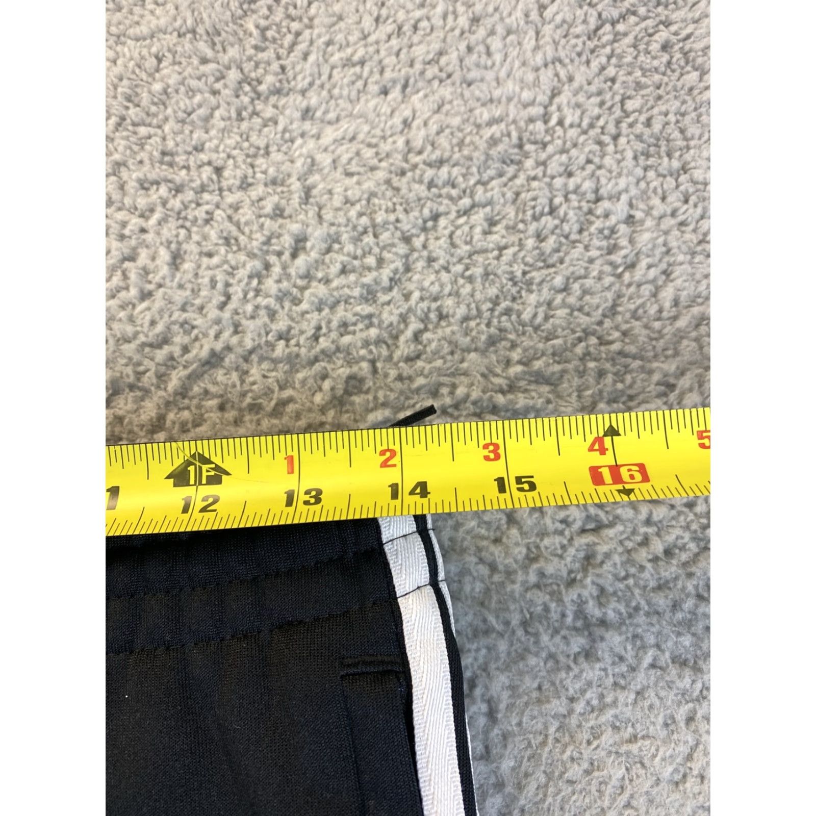 Adidas Adidas Mens Track Pant Running Training Elastic Waist Black White XS 93-42 Size US 27 - 7 Thumbnail