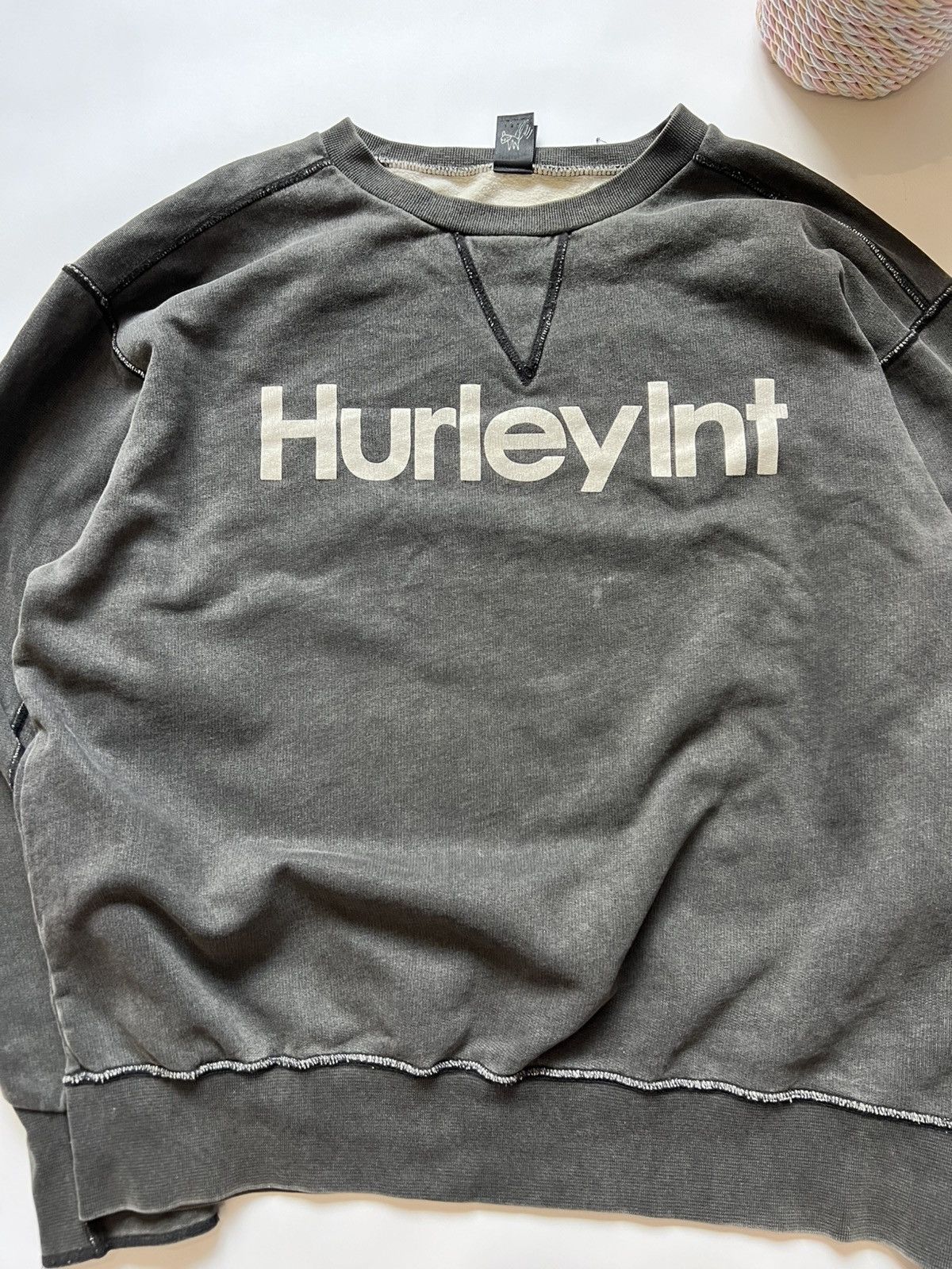 Hurley Crazy Y2K Boxy Cropped Zip Skater Surf Grunge Faded Cyber Size US XL / EU 56 / 4 - 2 Thumbnail