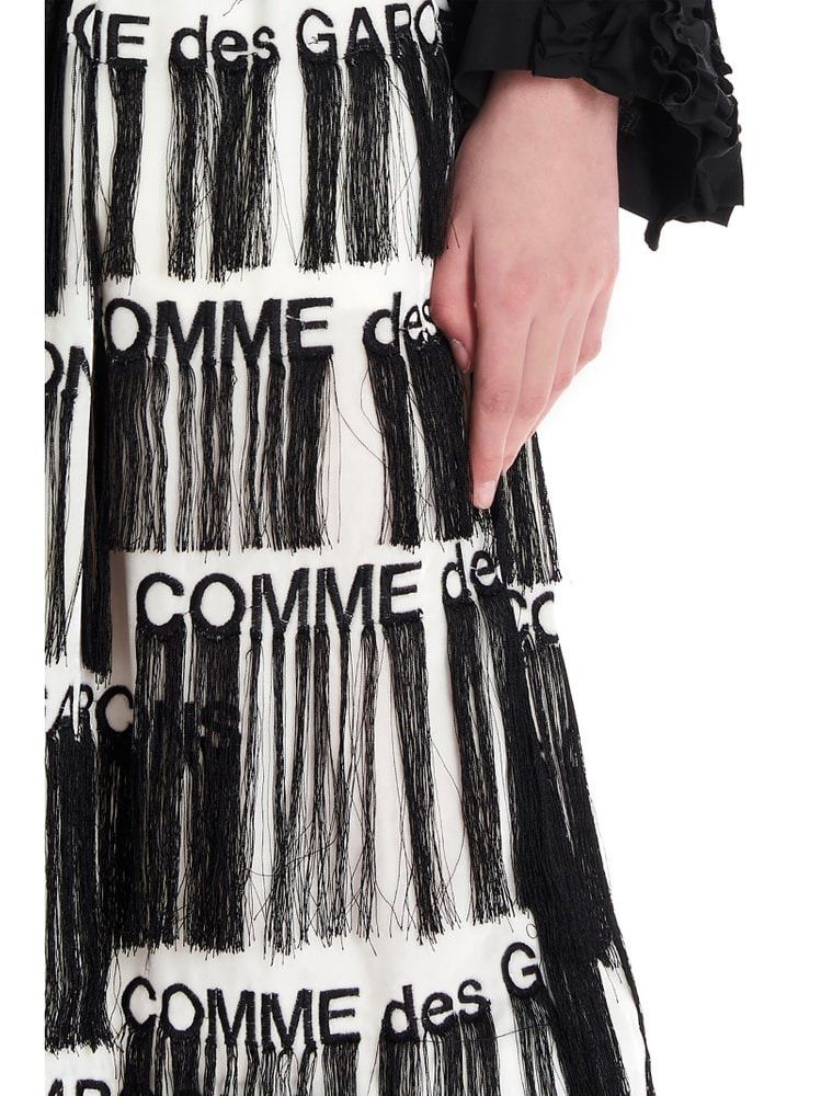 Comme des Garcons Comme des Garcons Fringed Logo Skirt SS20 Size XS Size 26" / US 2 / IT 38 - 17 Thumbnail