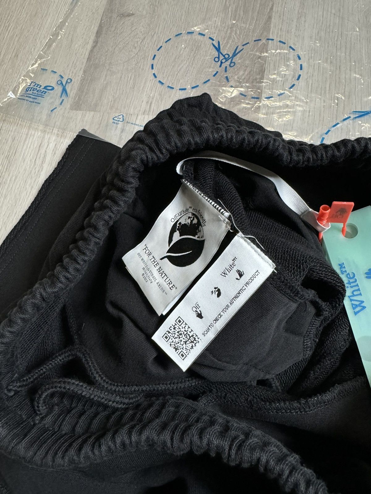 Off-White Off White For All Black Sweatshorts Size US 31 - 5 Thumbnail