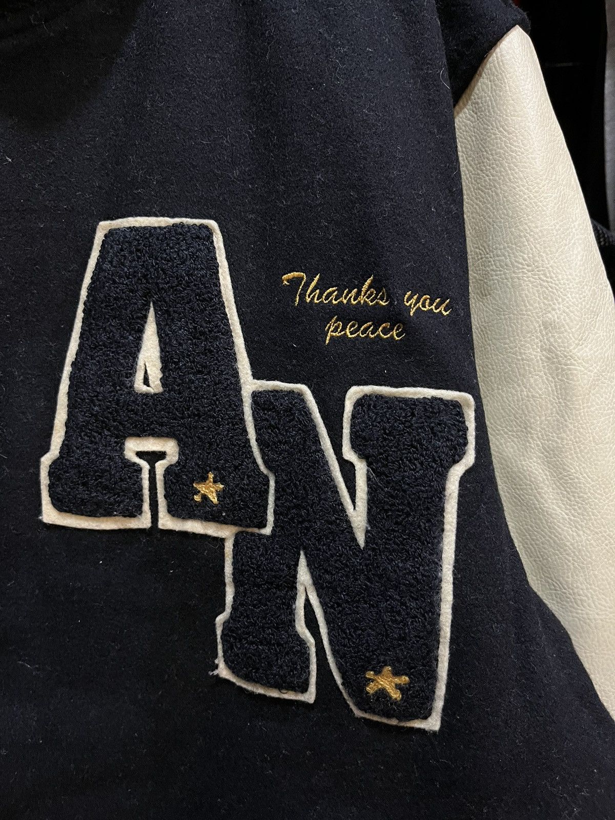 Alphanumeric × Vintage Alpha Numeric Skateboard 8 Ball Varsity Jacket 90s Size US XL / EU 56 / 4 - 4 Thumbnail