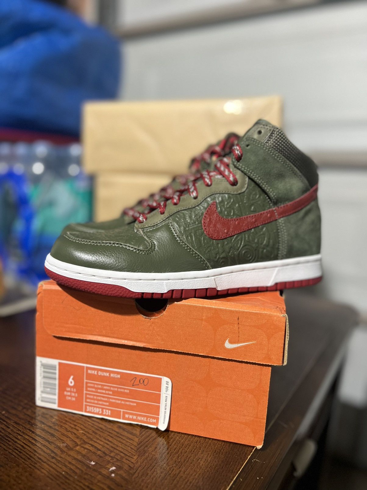 Nike × Stussy × Vintage Nike x Stussy dunk high world tour New York 2006 Size US 6 / EU 39 - 1 Thumbnail