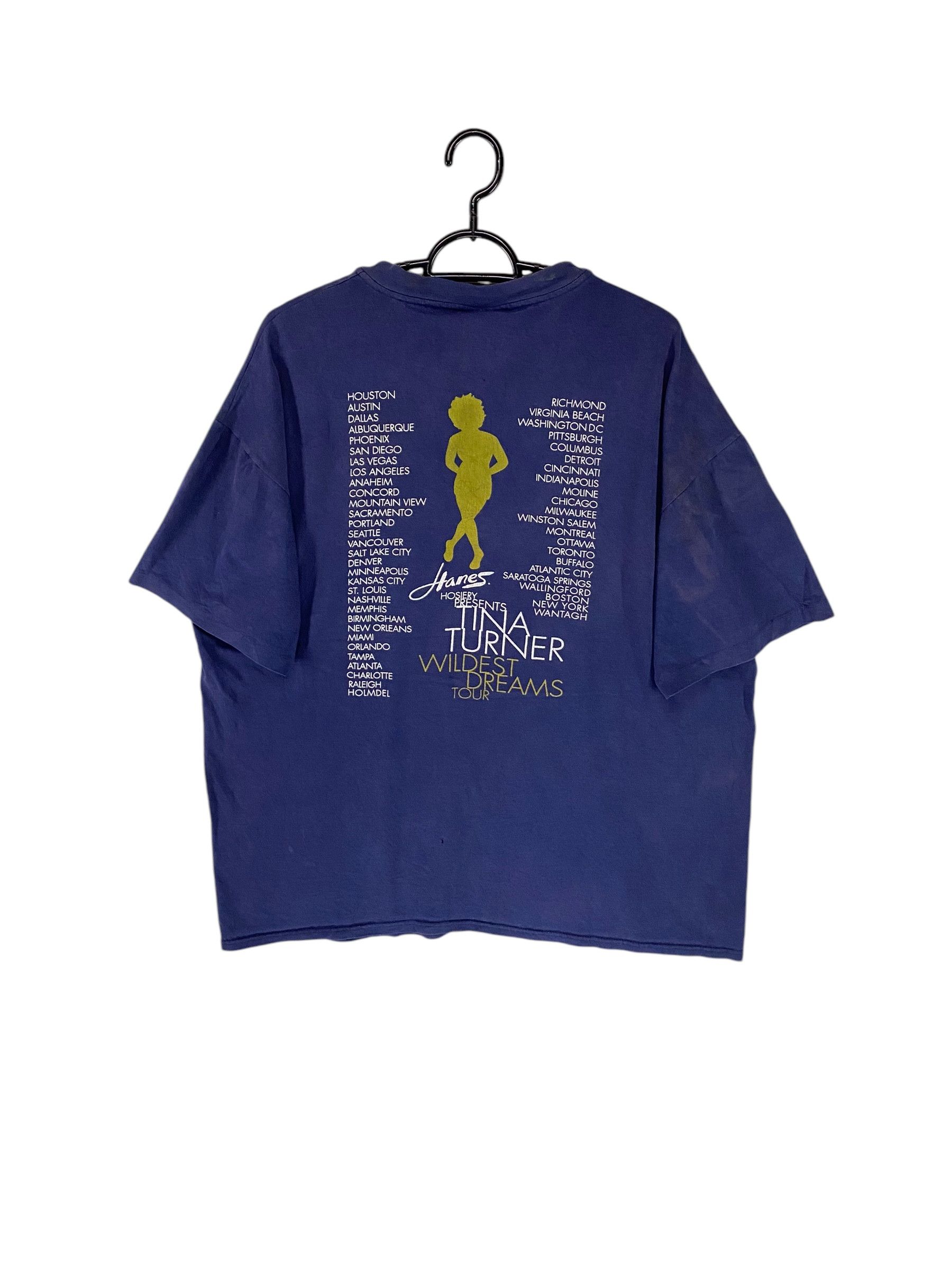 Band Tees × Vintage 90s Tina Turner wildest dreams tour distressed shirt Size US XL / EU 56 / 4 - 2 Thumbnail