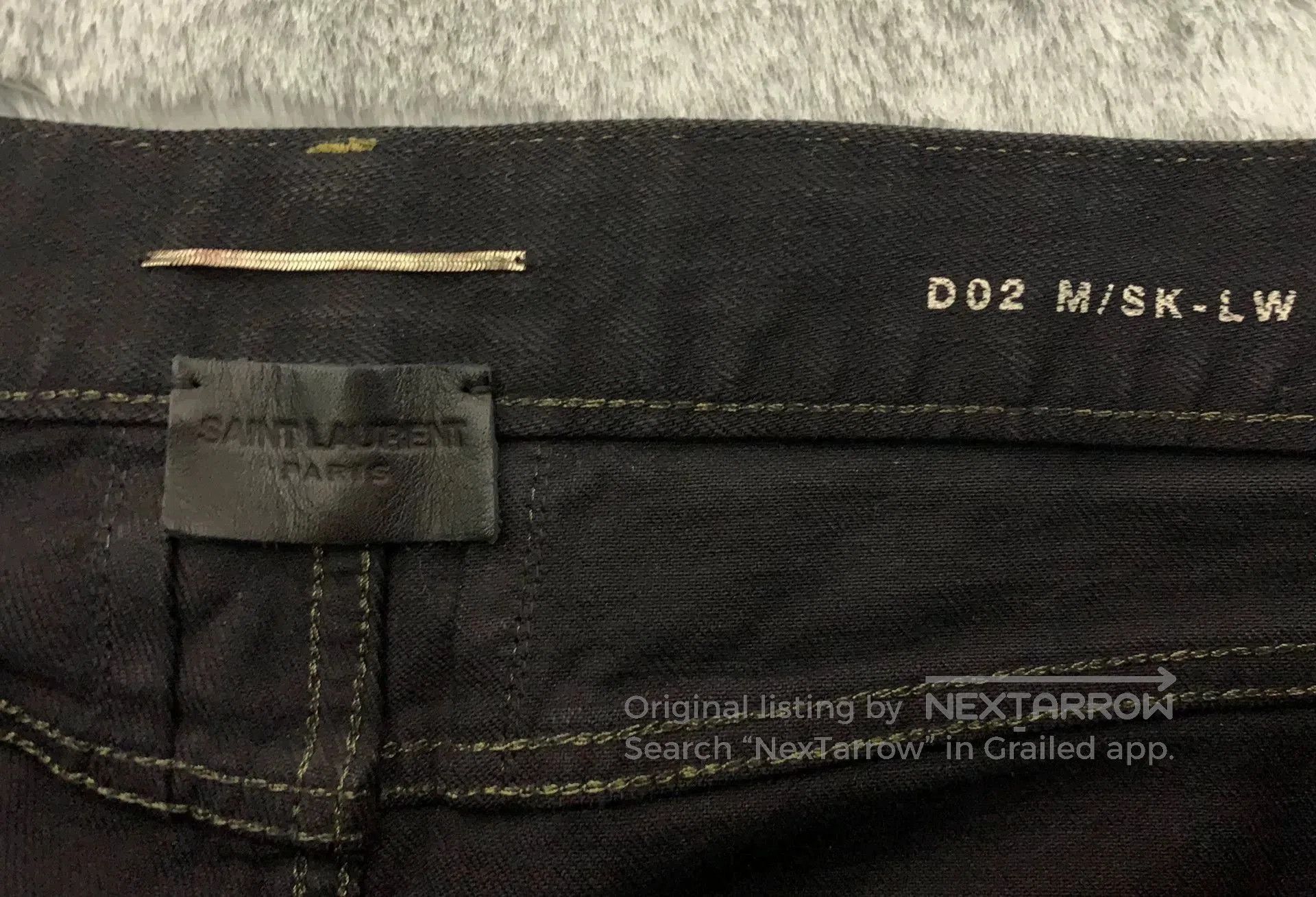 Saint Laurent Paris Saint Laurent Distressed Black Denim Pants. Size US 32 / EU 48 - 3 Thumbnail
