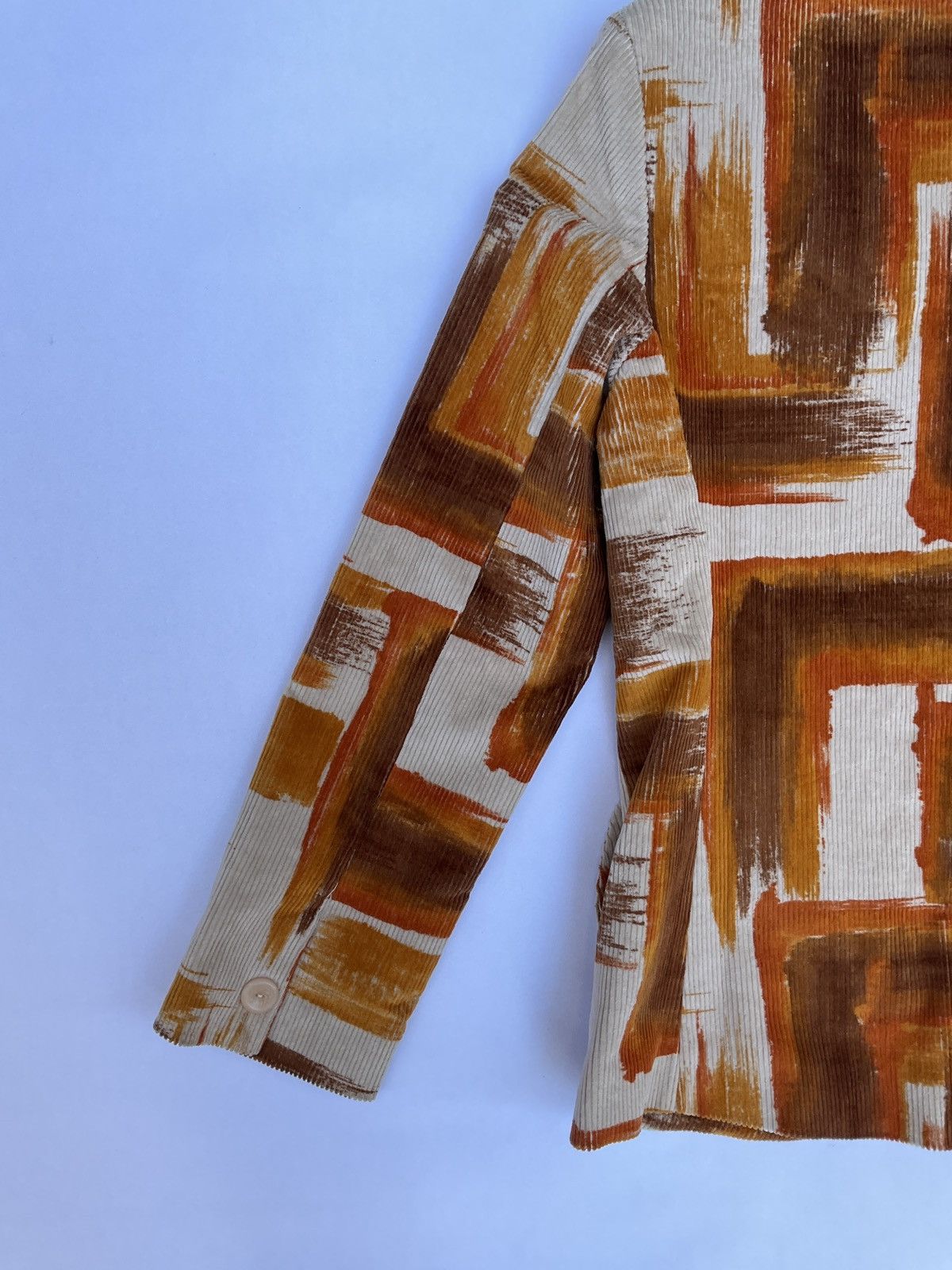 Vintage Vintage printed corduroy jacket Size S / US 4 / IT 40 - 12 Thumbnail