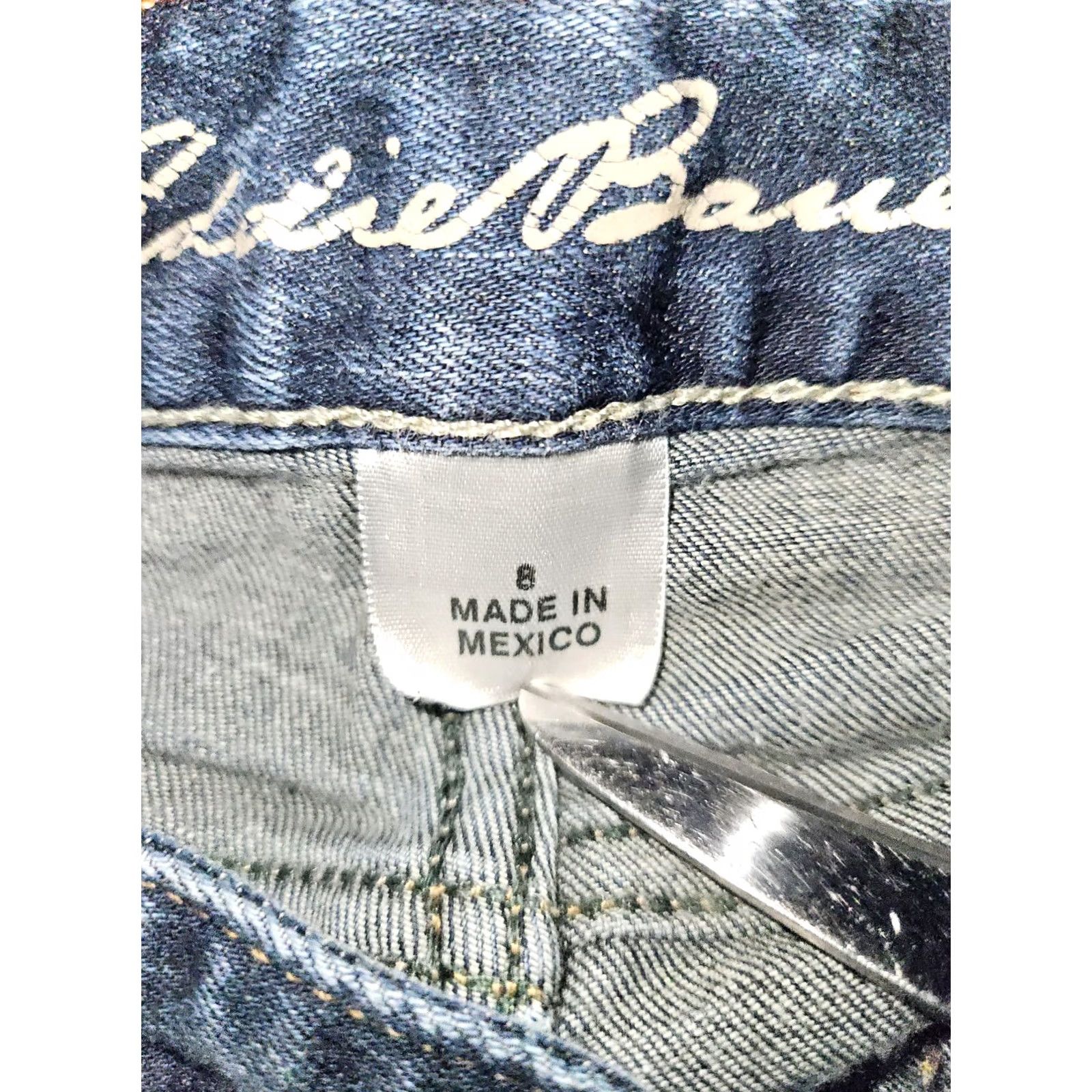 Eddie Bauer Eddie Bauer Jeans Bootcut Women 8 Mid Blue 90s City Nature Regular Inseam 28 Denim Pocket Stretch White Label? Size 30" / US 8 / IT 44 - 4 Thumbnail