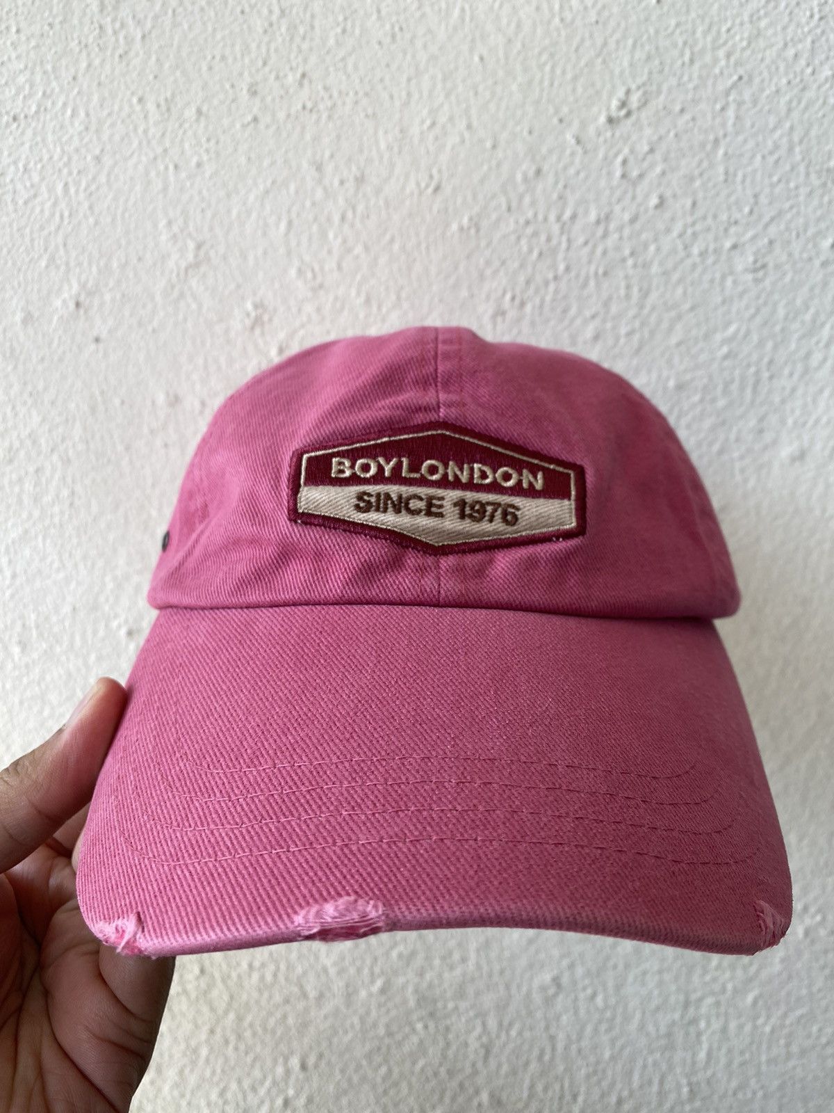 Boy London × Vintage Vintage Boy London Denim Cap Hat Size ONE SIZE - 3 Thumbnail