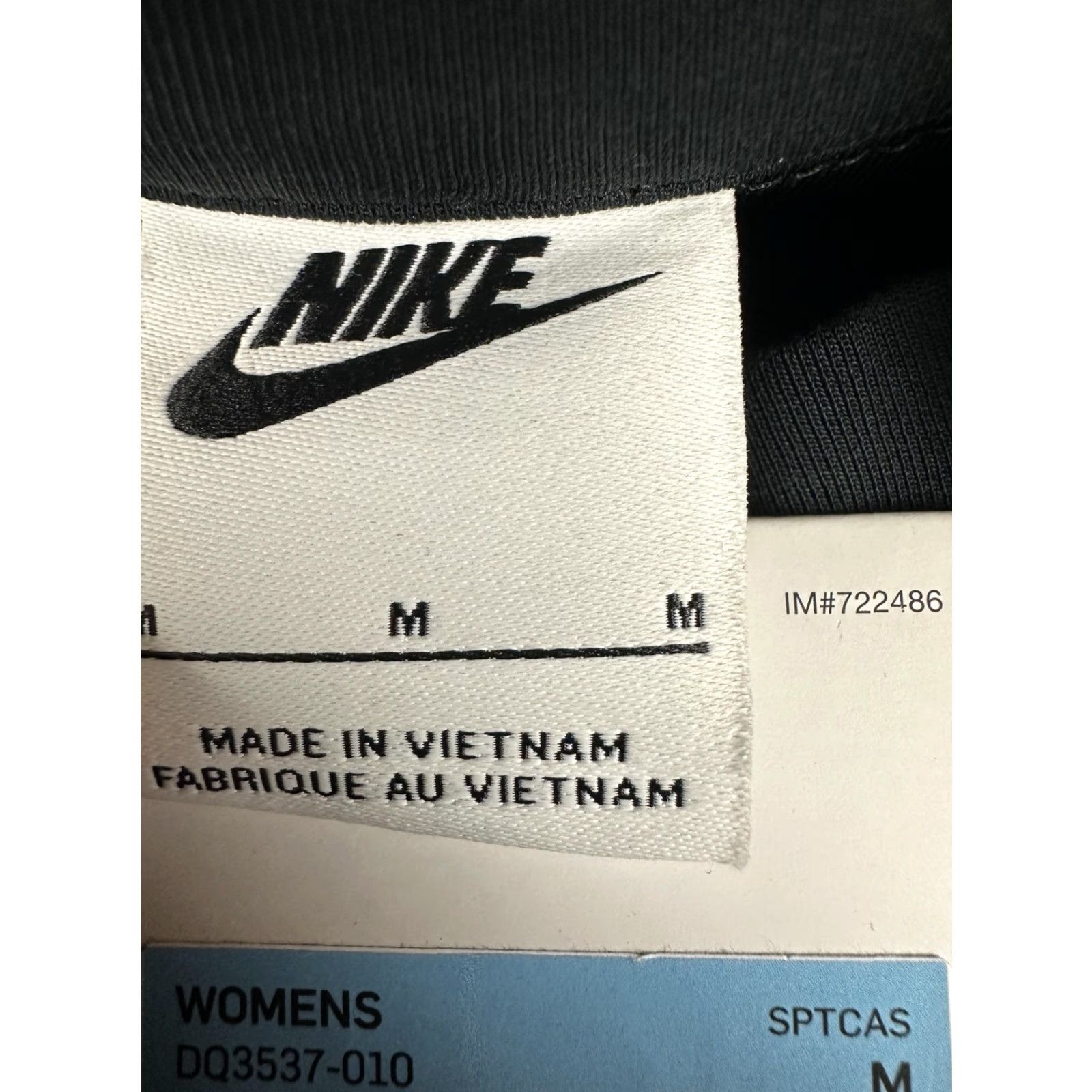 Nike Nike Dress Womens M Black Long Sleeve Quarter Zip Floral DQ3537-010 Womens Mens? Size M / US 6-8 / IT 42-44 - 3 Thumbnail