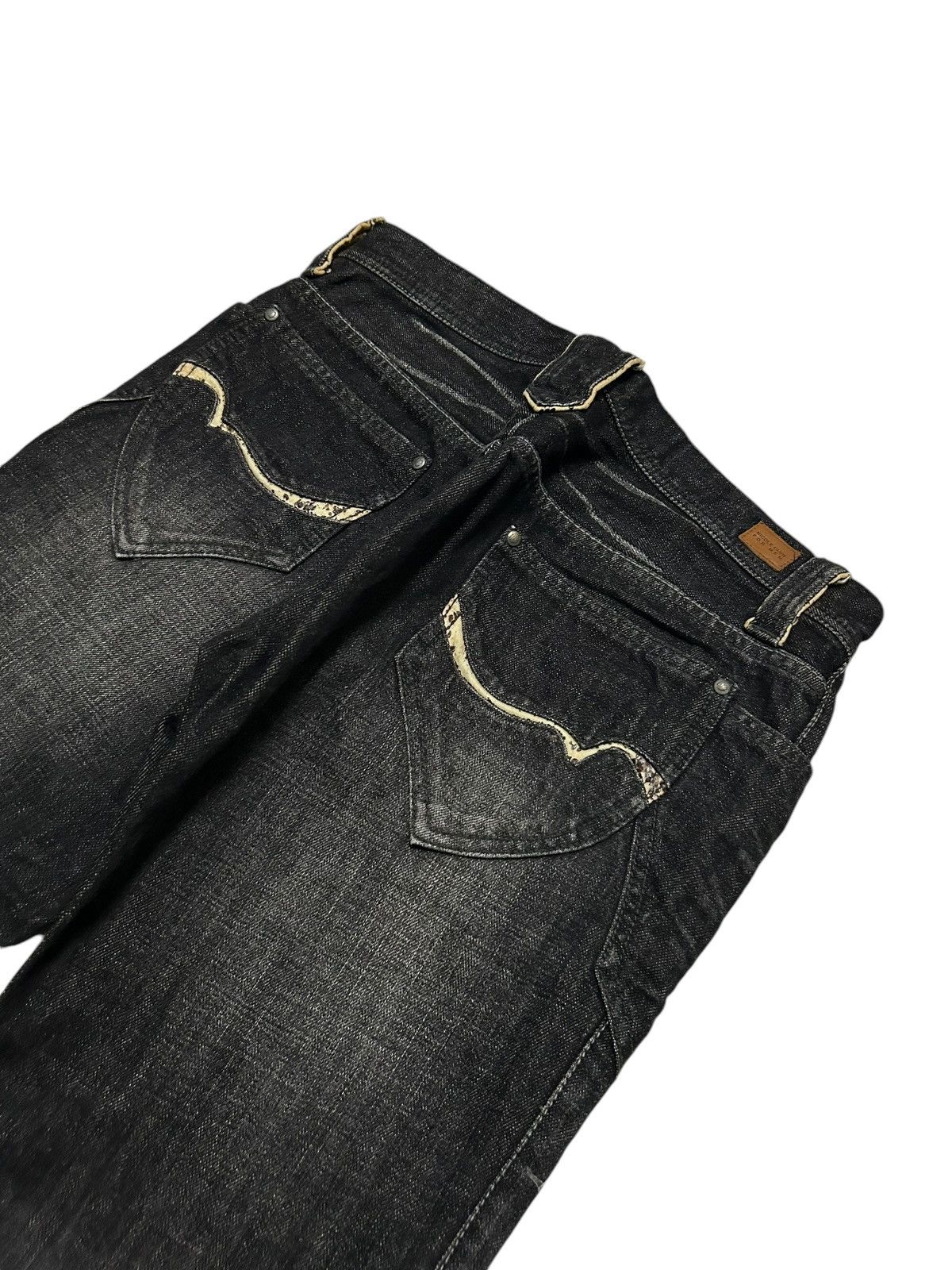If Six Was Nine × Le Grande Bleu (L.G.B.) × Nicole Club Nicole Club For Men Rare Japanese Punk Style Denim 🎌☠️☠️ Size US 31 - 25 Thumbnail
