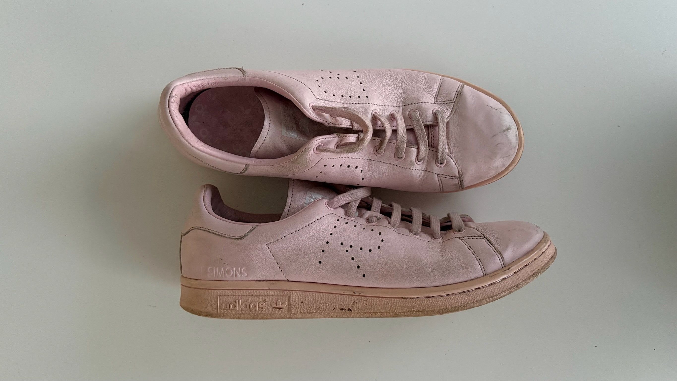 Raf Simons Raf Simons - Adidas - F/W 15 - Stan Smith (Light Pink) Size US 10 / EU 43 - 6 Thumbnail