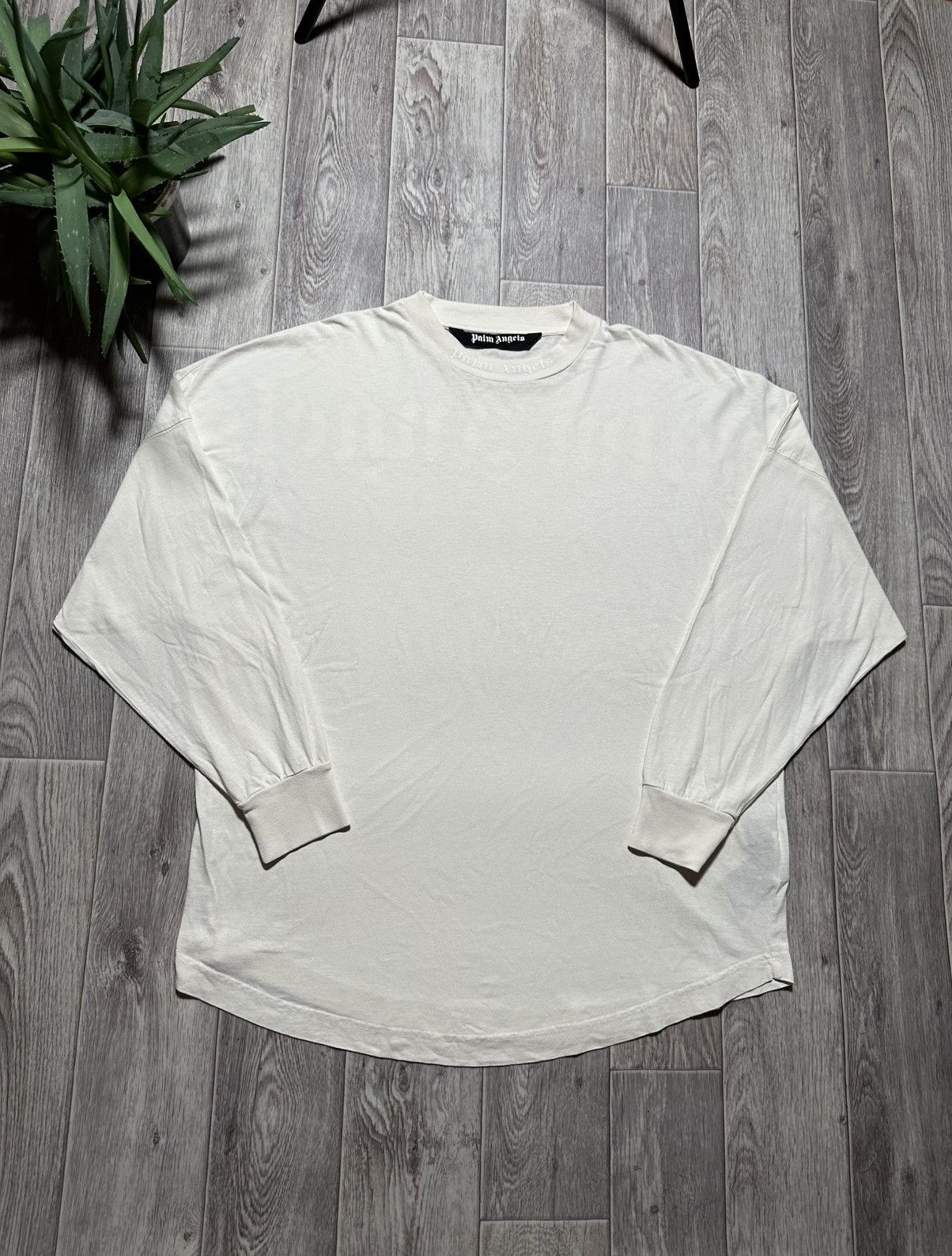 Palm Angels Palm Angels Oversized GD Classic Long Sleeve Tee Size US L / EU 52-54 / 3 - 1 Thumbnail